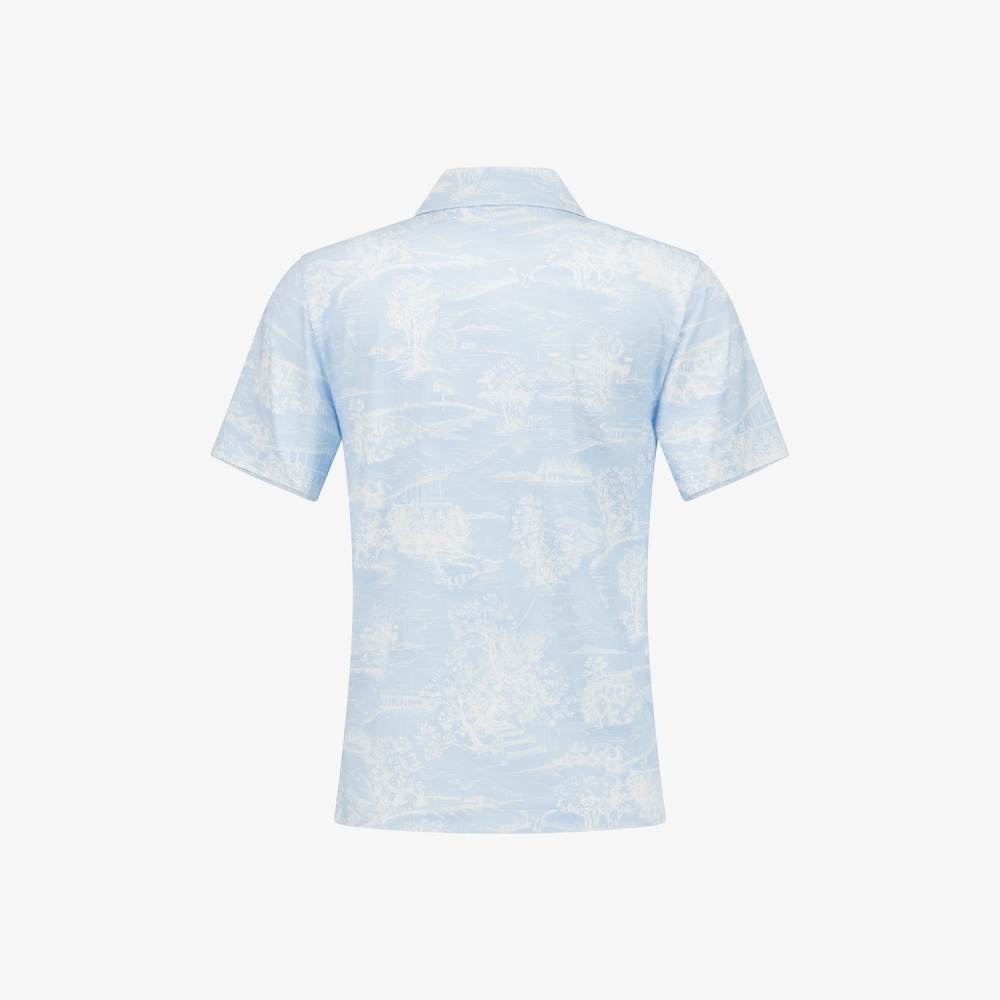 Namhae Heritage Pattern Seersucker T-Shirt_LB