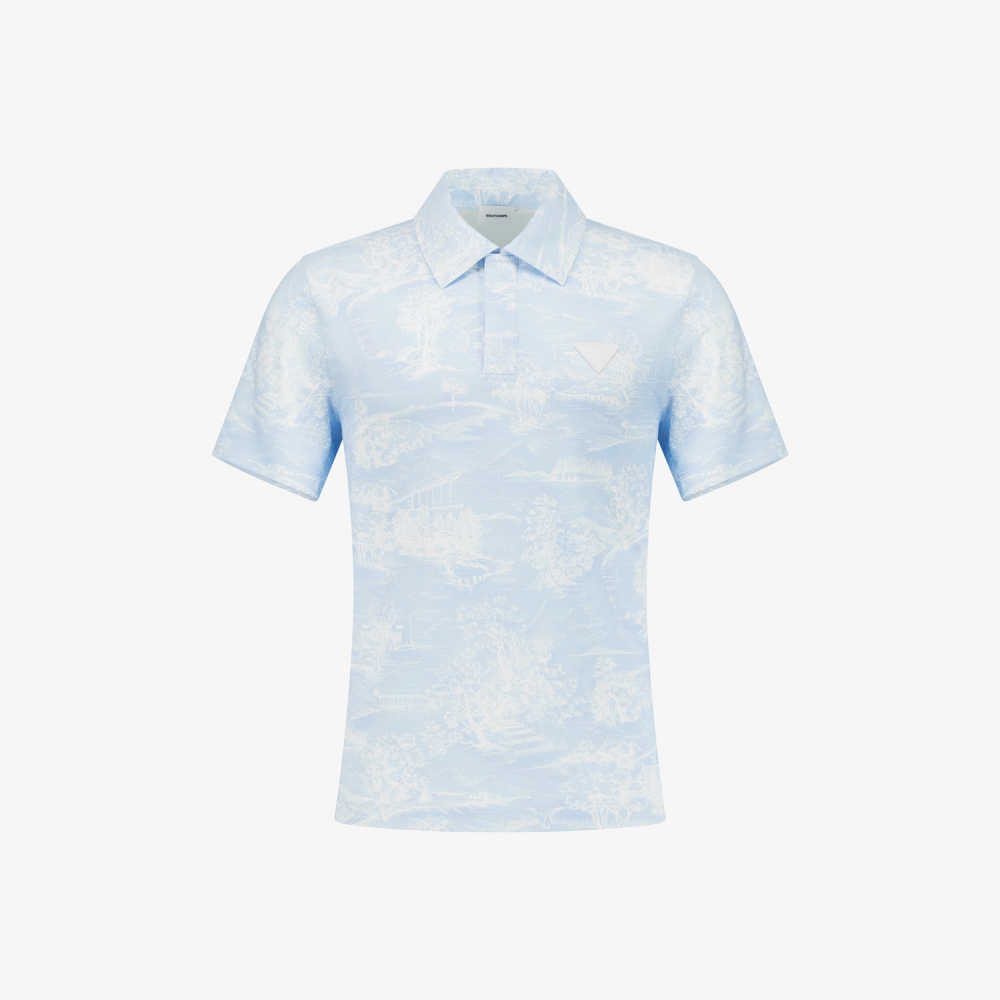 Namhae Heritage Pattern Seersucker T-Shirt_LB