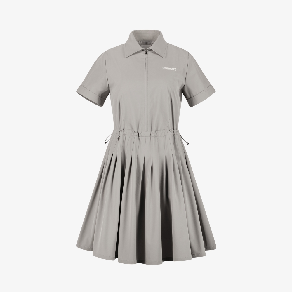 Stretch Woven Pleated Dress_LG