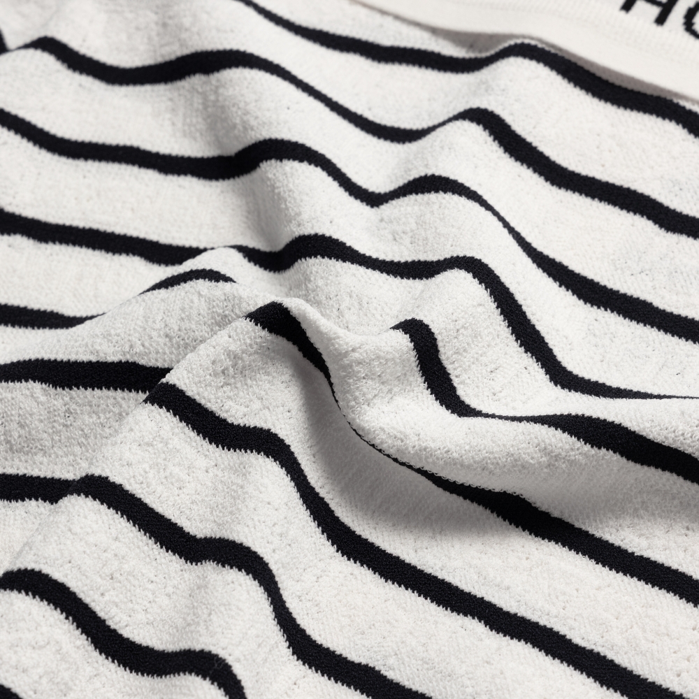 Stripe Sailor Collar Zip-Up Cardigan_CR