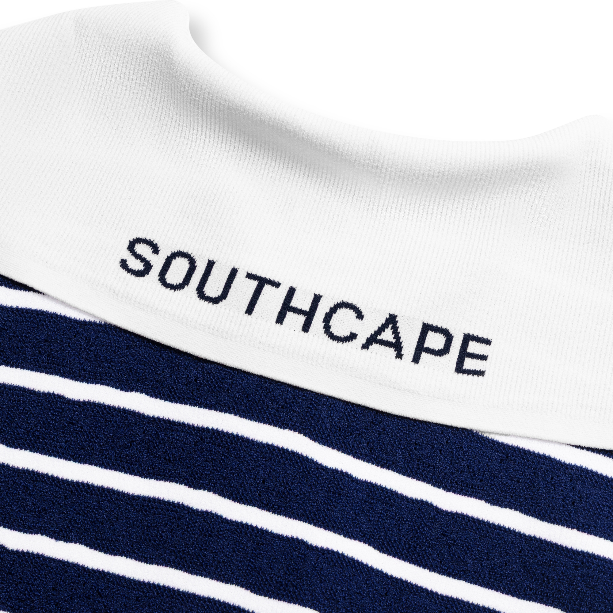 Stripe Sailor Collar Zip-Up Cardigan_NA