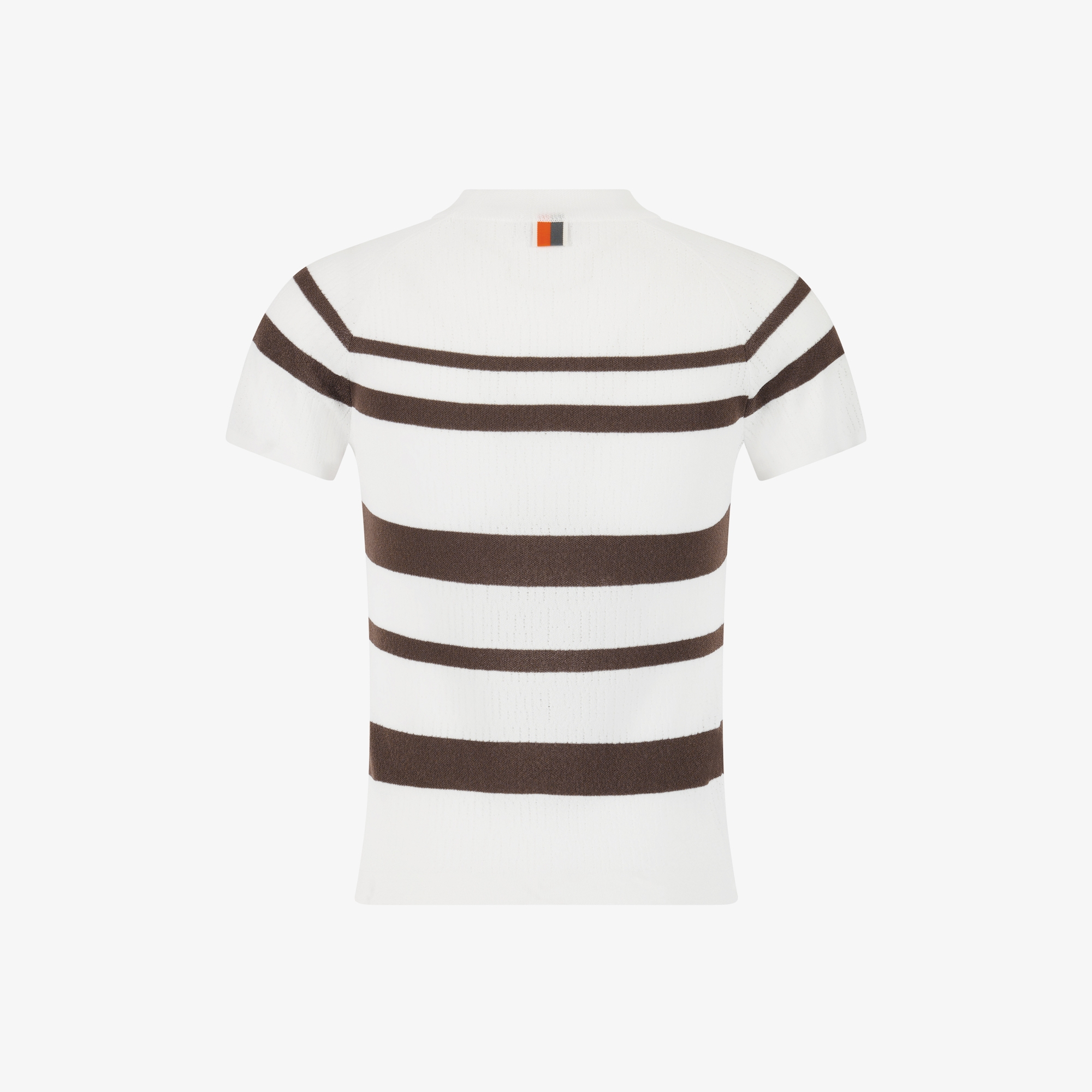 Marine Stripe Short Sleeve Cool-Touch Knit_BR