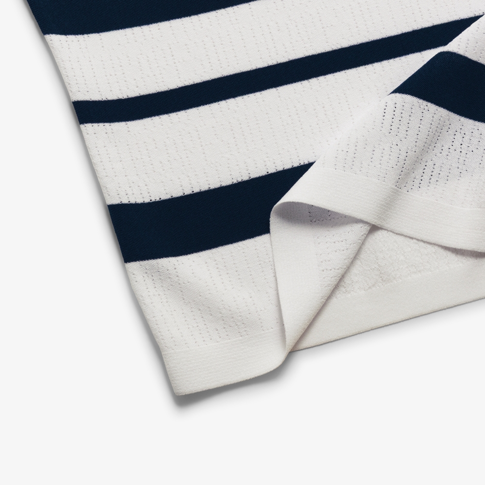 Marine Stripe Short Sleeve Cool-Touch Knit_NA