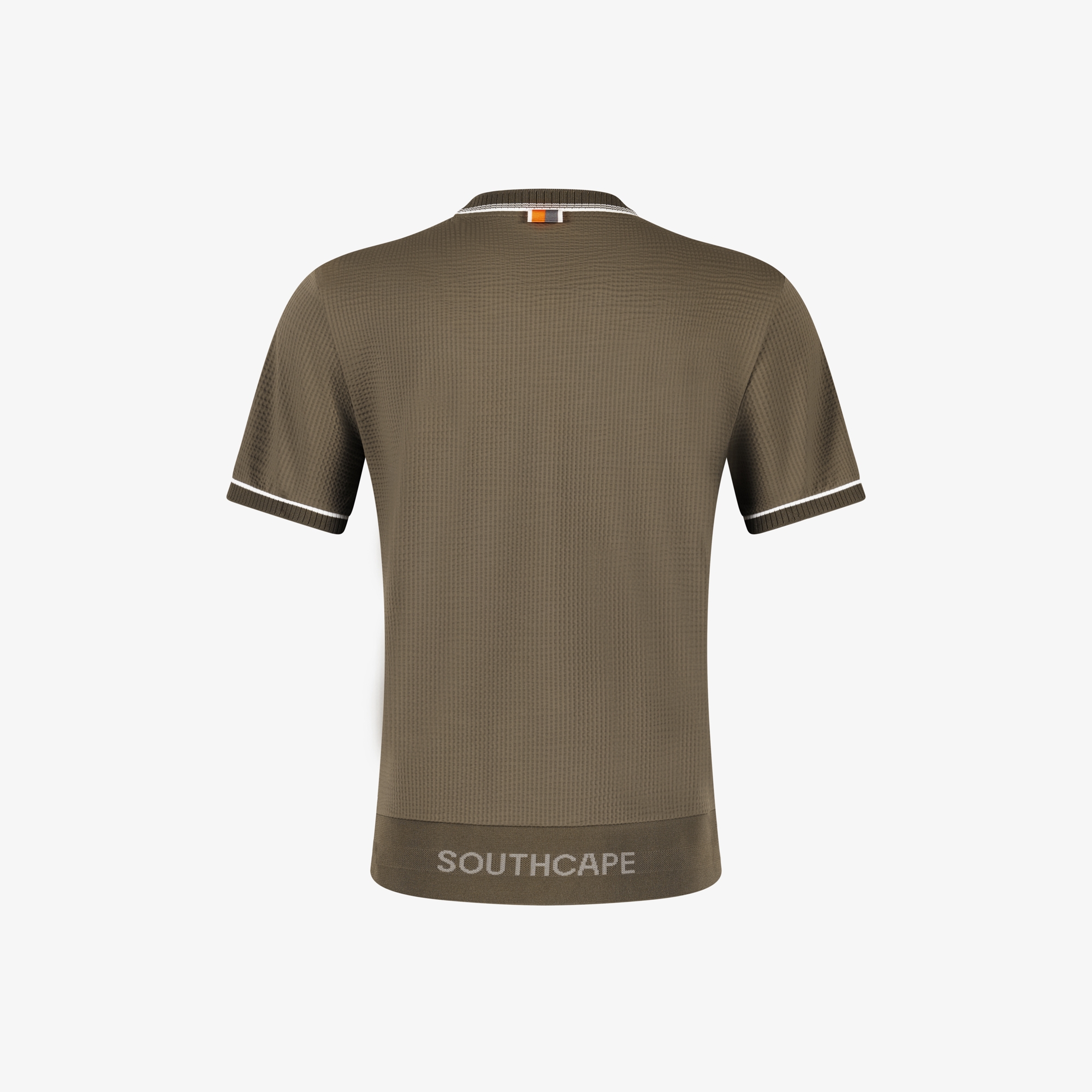 Contrast Ribbed Waffle T-Shirt_BR