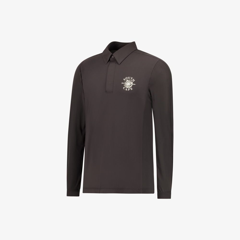 South Cross Cool Touch Long-Sleeved Collar T-Shirt_DW