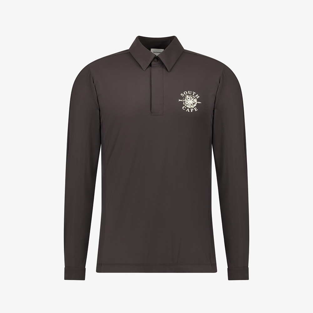 South Cross Cool Touch Long-Sleeved Collar T-Shirt_DW