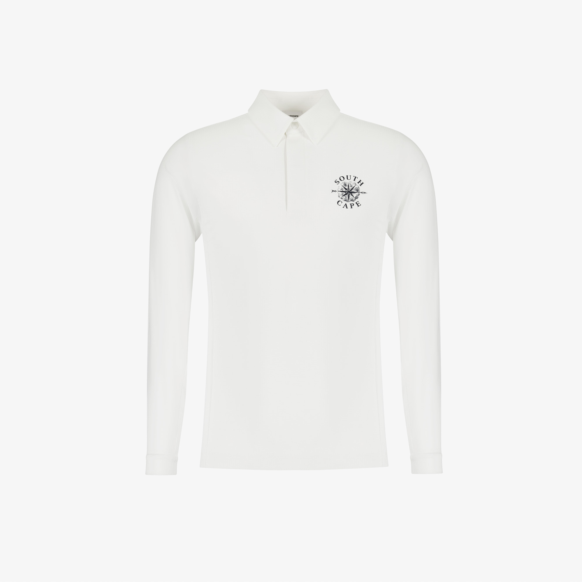 South Cross Cool Touch Long-Sleeved Collar T-Shirt_WT