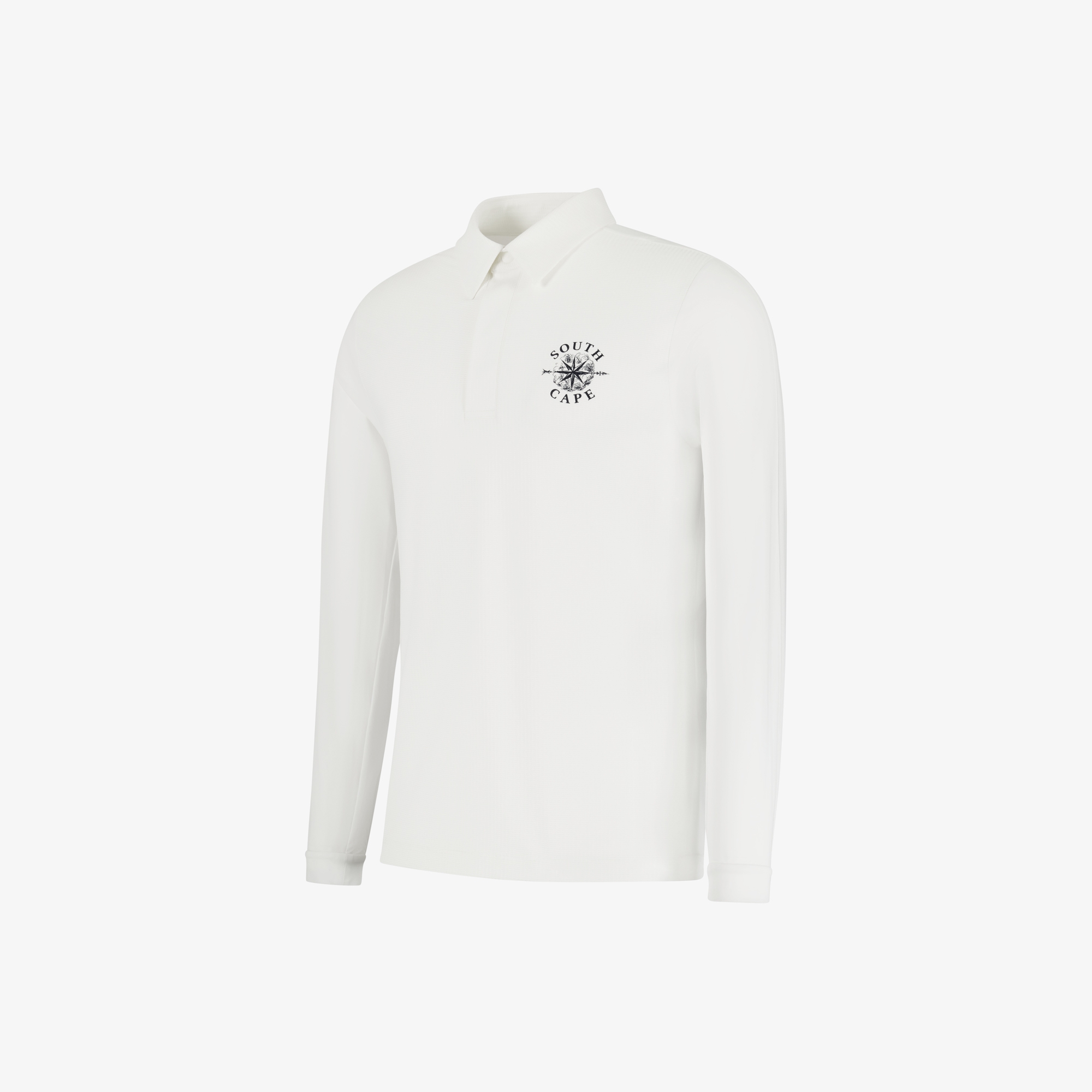 South Cross Cool Touch Long-Sleeved Collar T-Shirt_WT