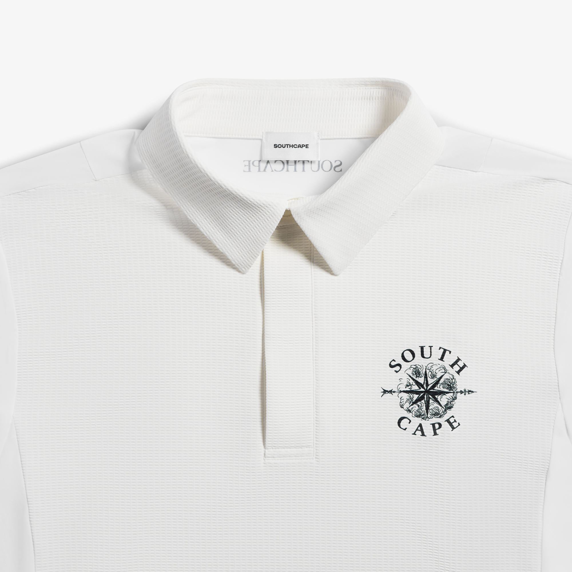 South Cross Cool Touch Long-Sleeved Collar T-Shirt_WT