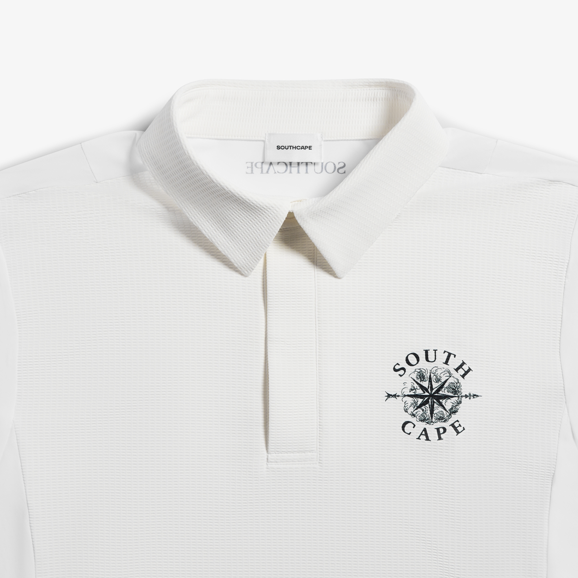 South Cross Cool Touch Long-Sleeved Collar T-Shirt_WT