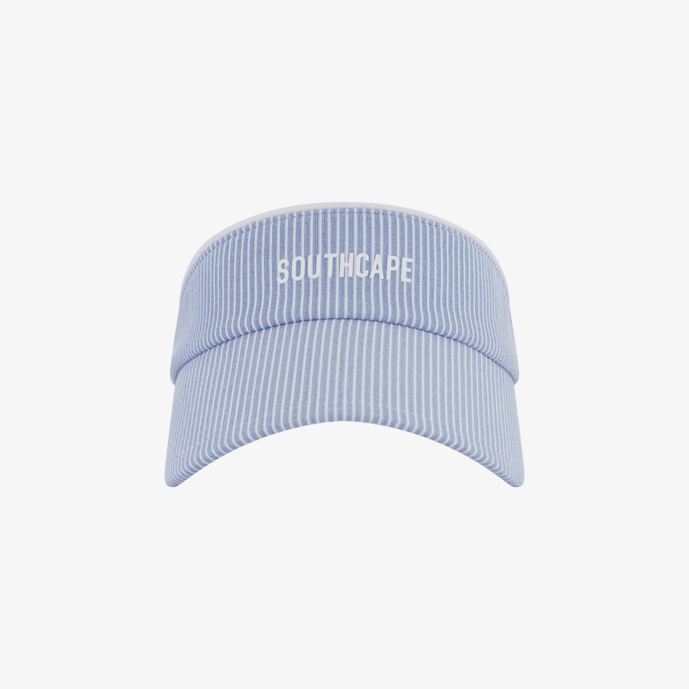 Seersucker Stripe Visor_BL