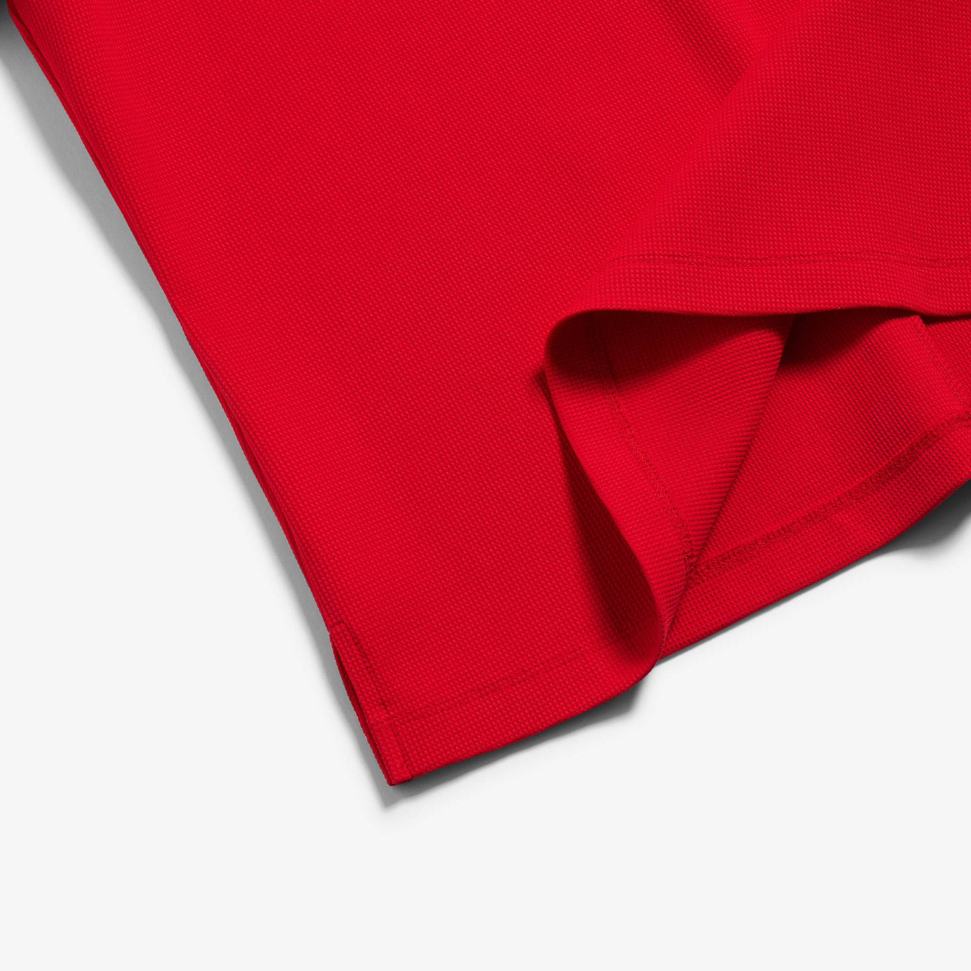 Contrast Collar Ribbed T-Shirt_RD