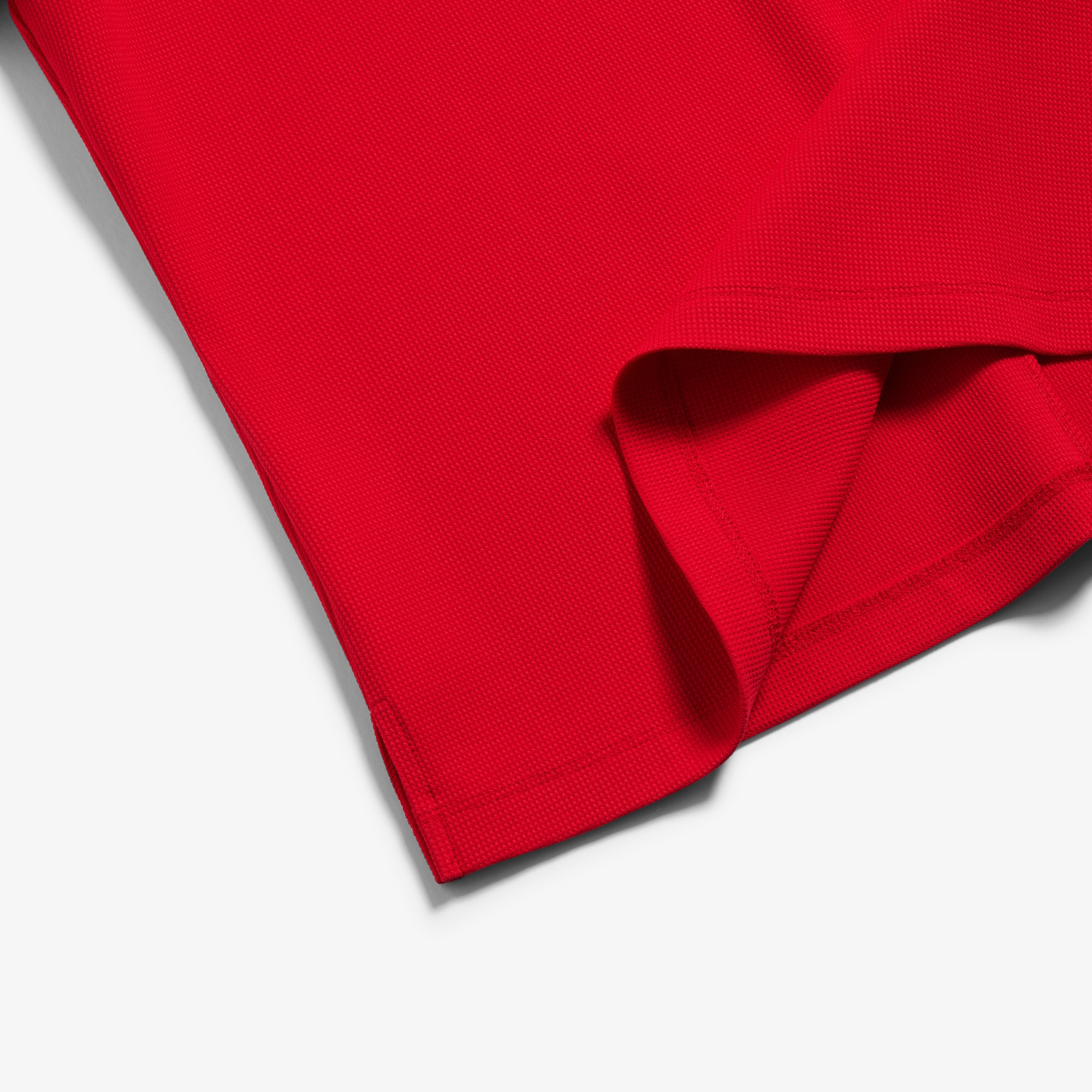 Contrast Collar Ribbed T-Shirt_RD
