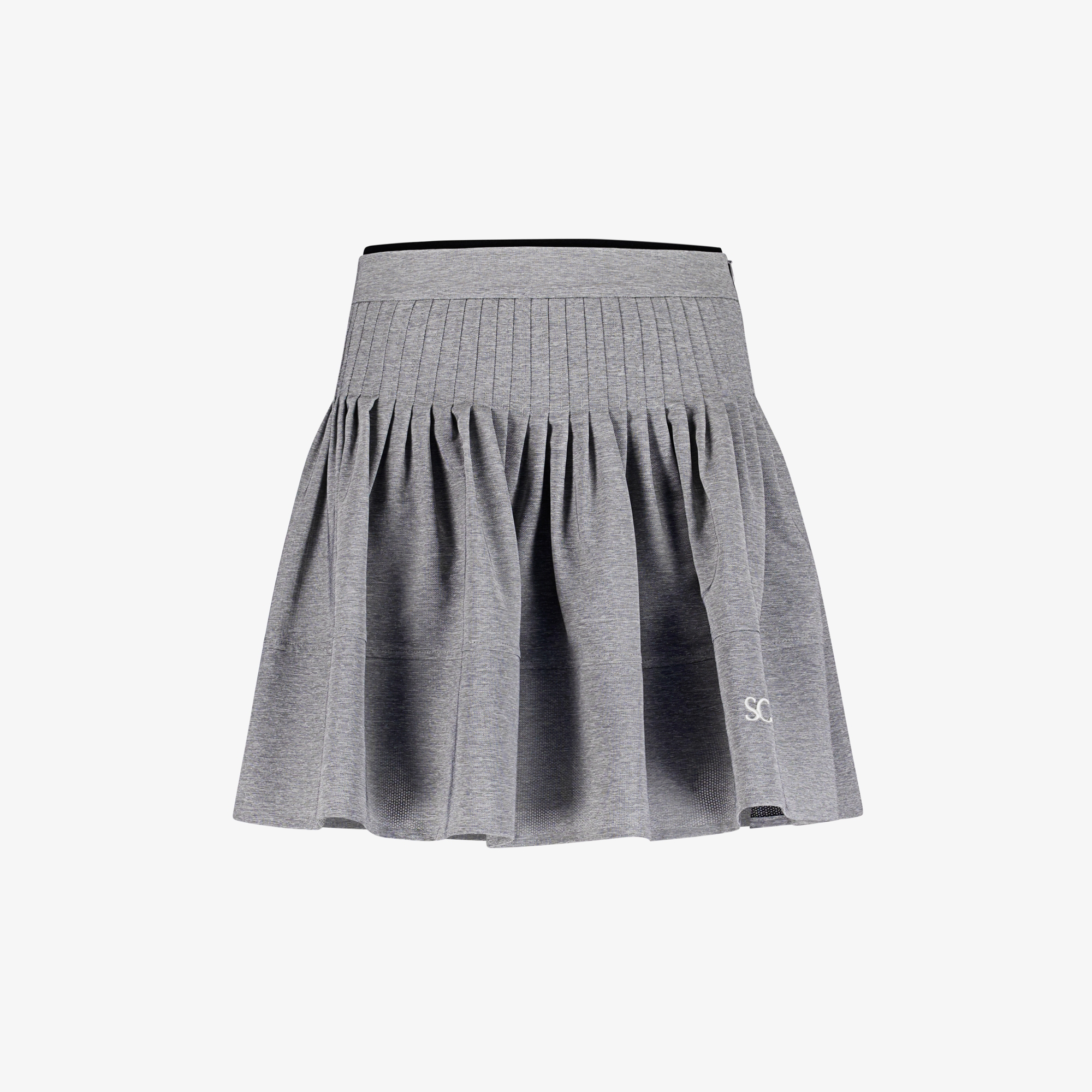 Pin-Tuck Flare Skirt_LG