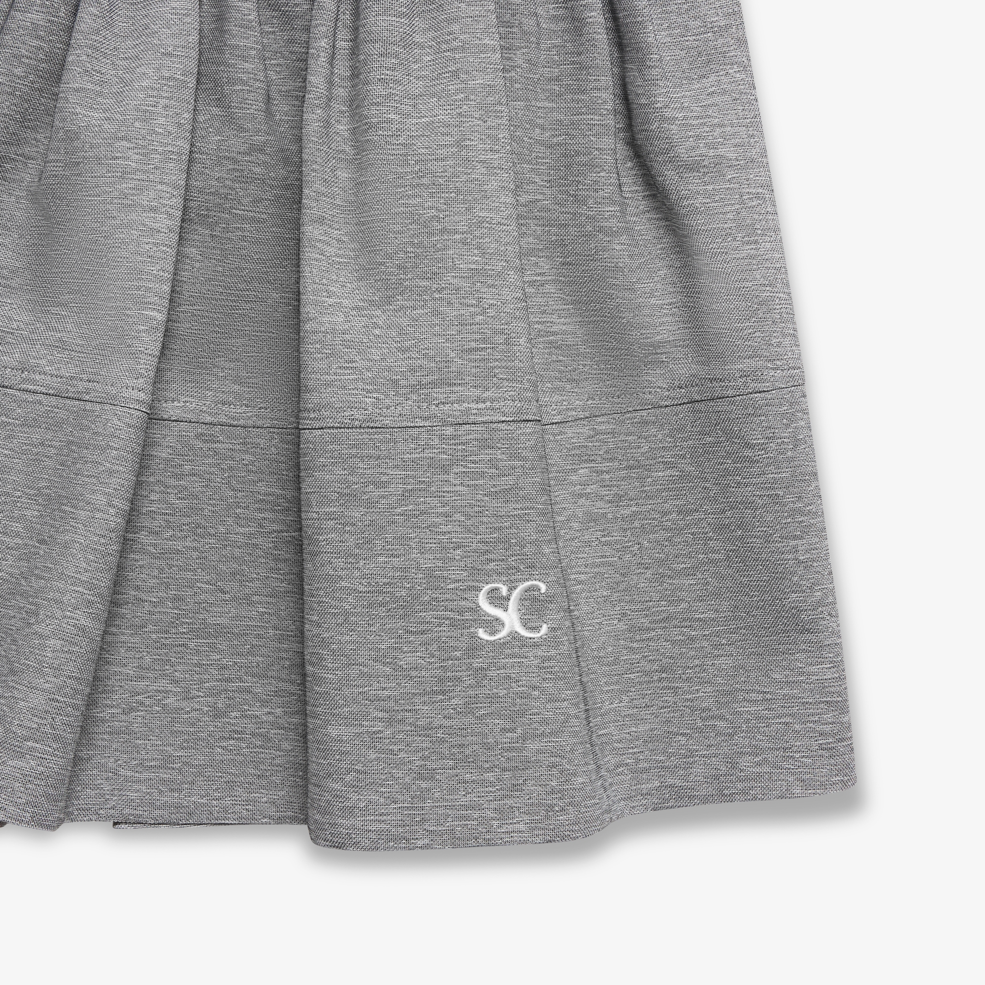 Pin-Tuck Flare Skirt_LG
