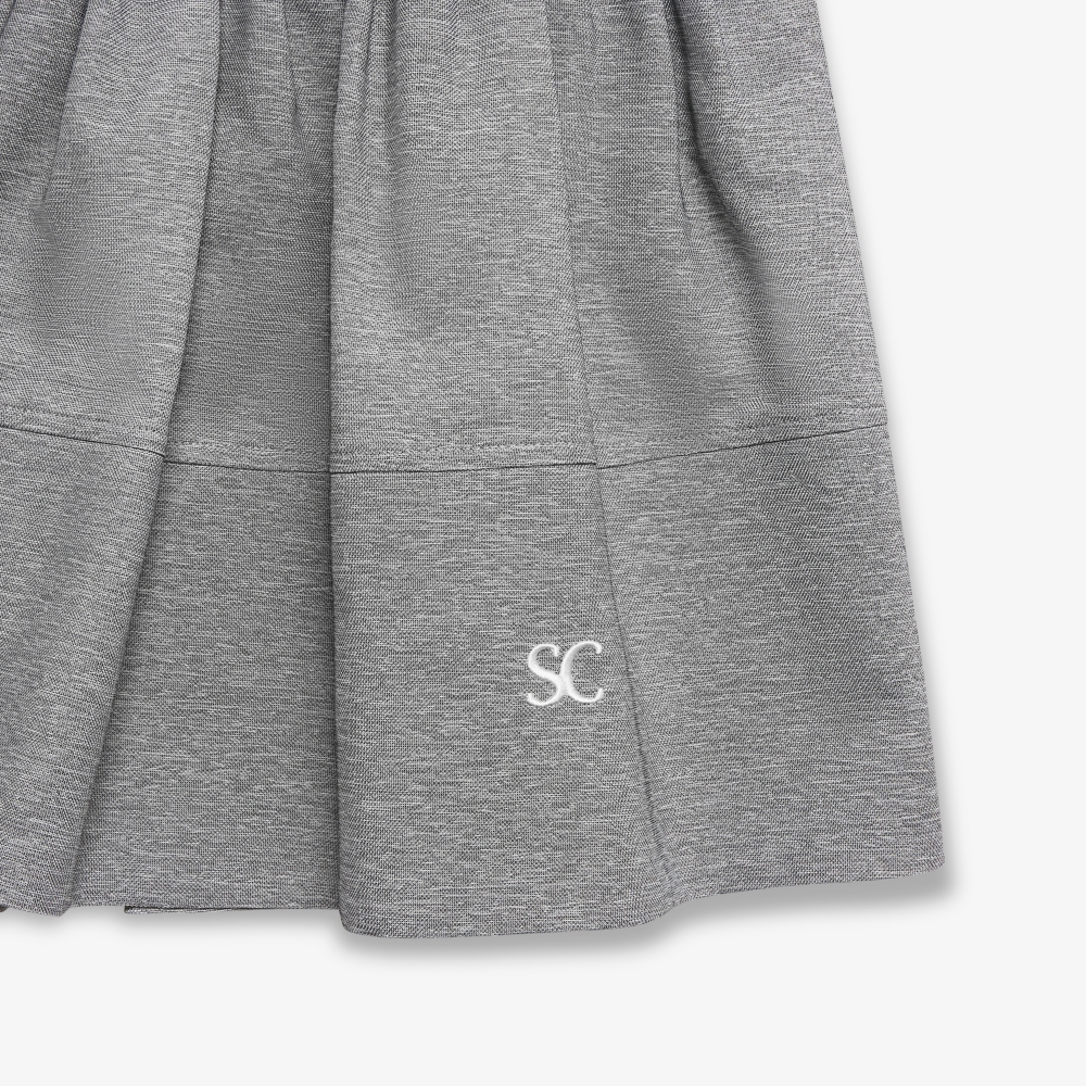 Pin-Tuck Flare Skirt_LG