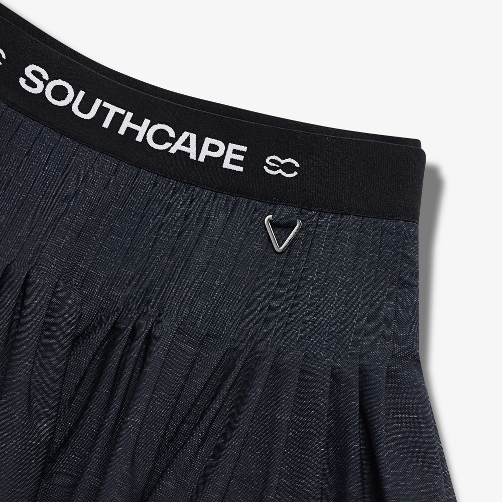 Pin-Tuck Flare Skirt_NA