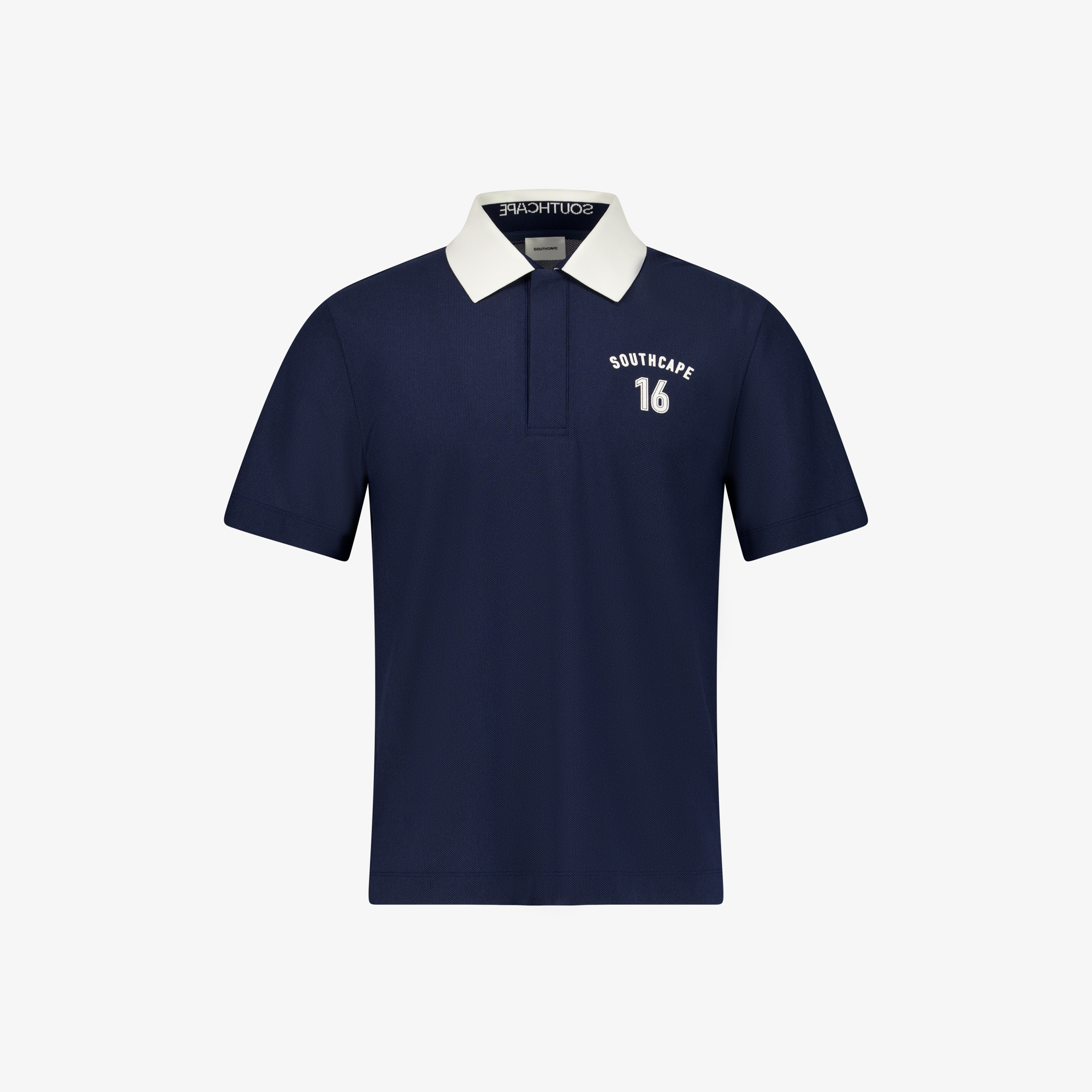 Mesh Tricot Collar T-Shirt_NA