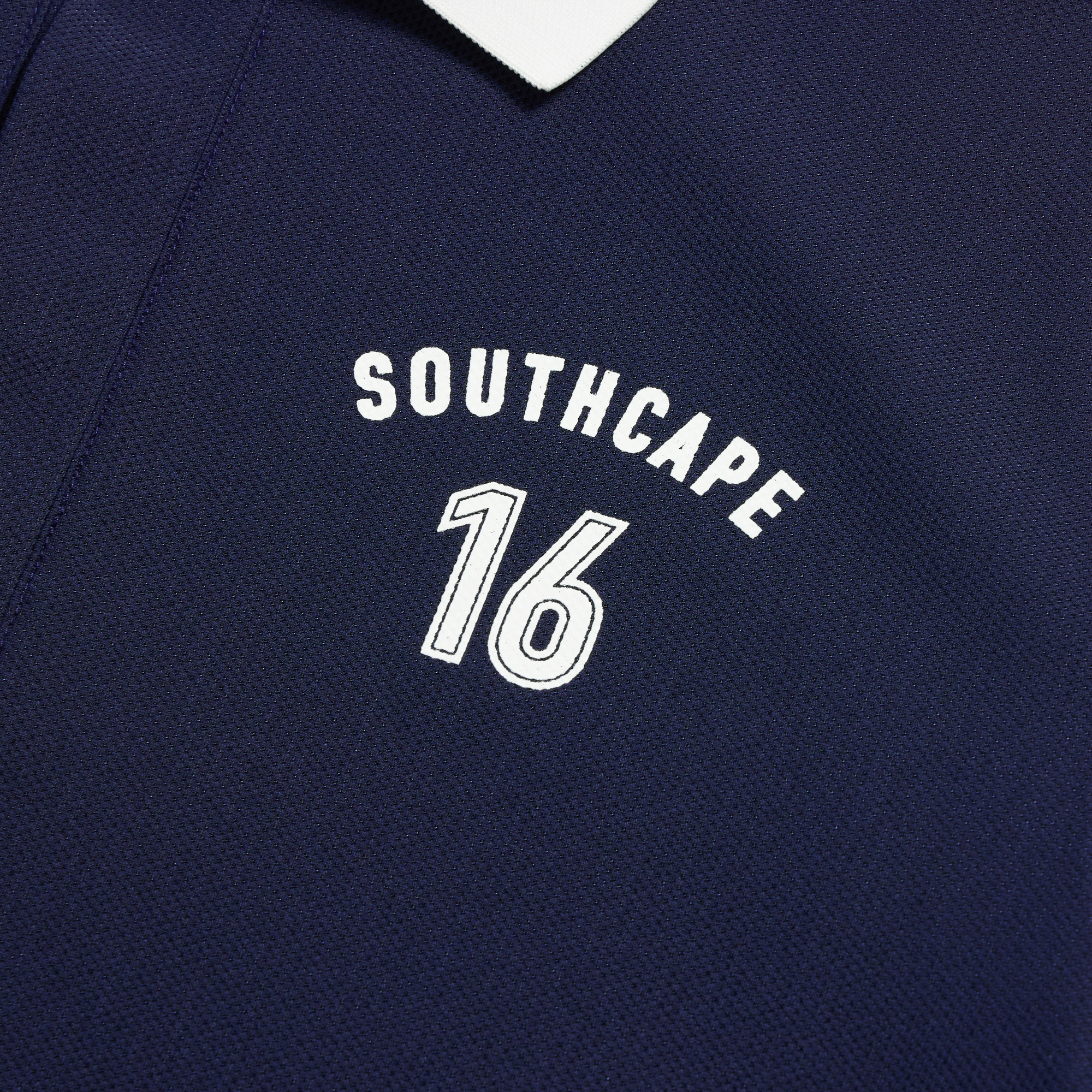 Mesh Tricot Collar T-Shirt_NA