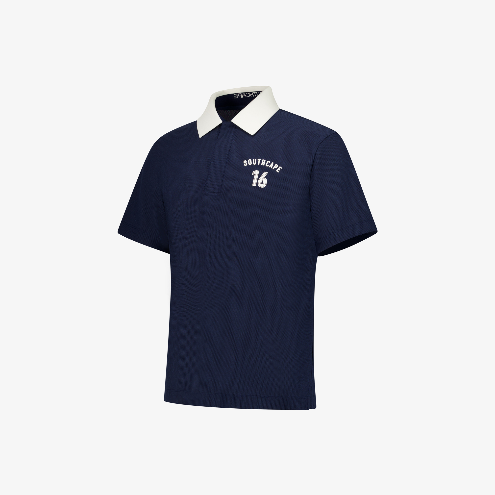 Mesh Tricot Collar T-Shirt_NA