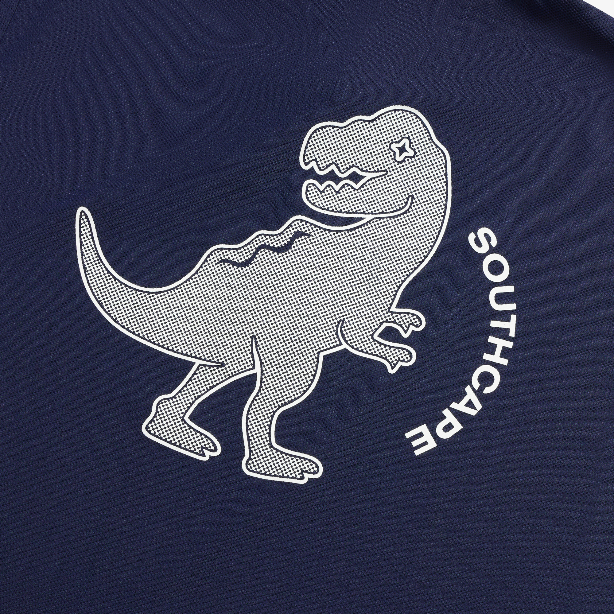 Mesh Tricot Collar T-Shirt_NA