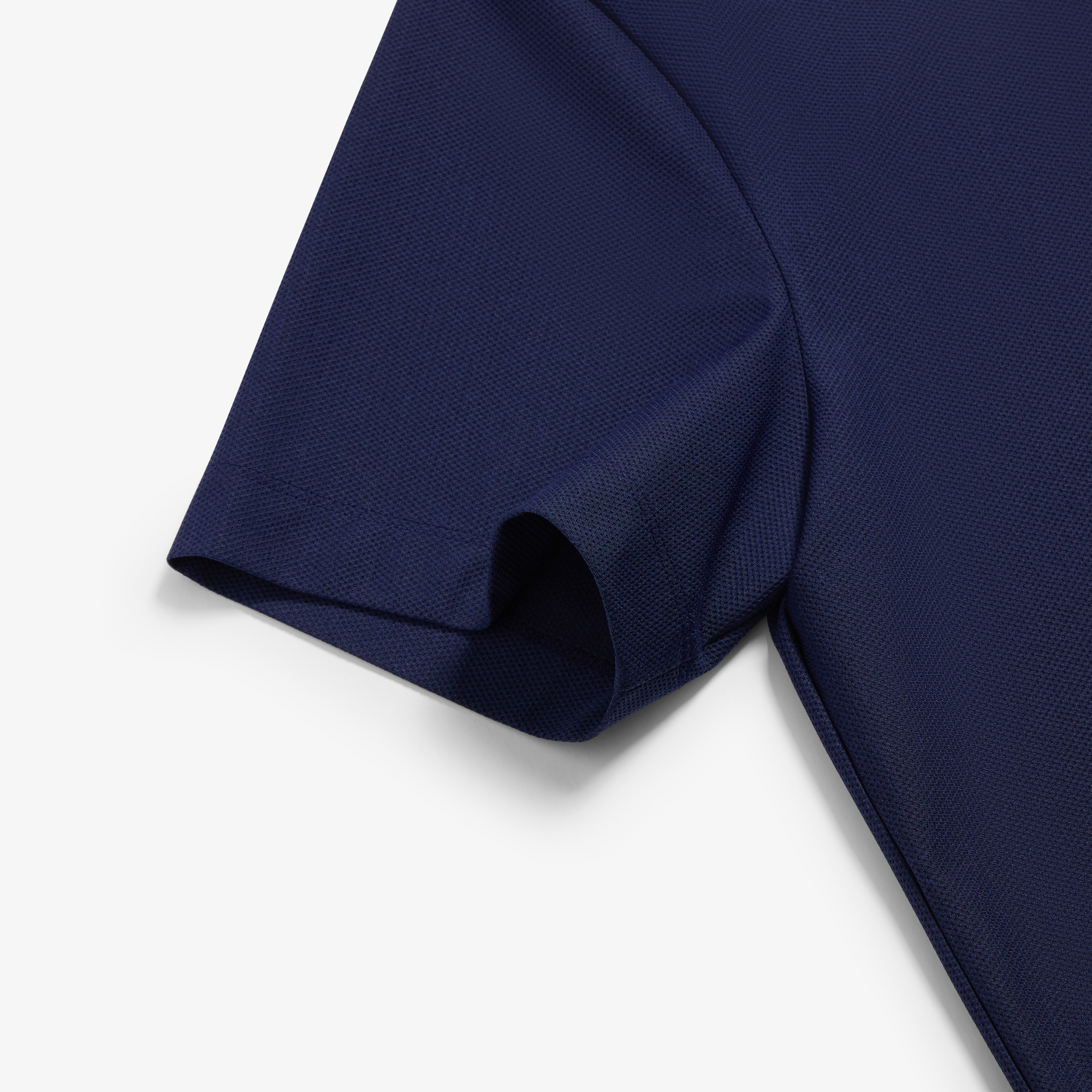 Mesh Tricot Collar T-Shirt_NA