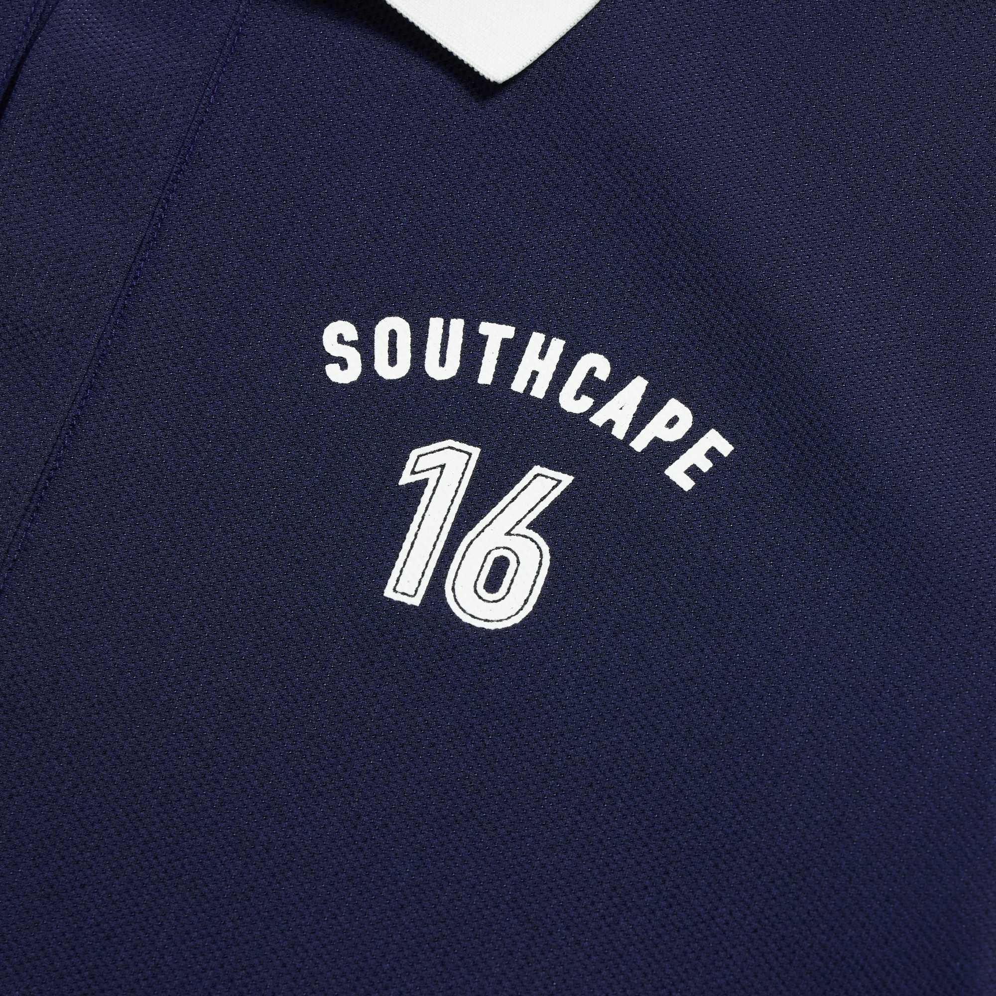 Mesh Tricot Collar T-Shirt_NA