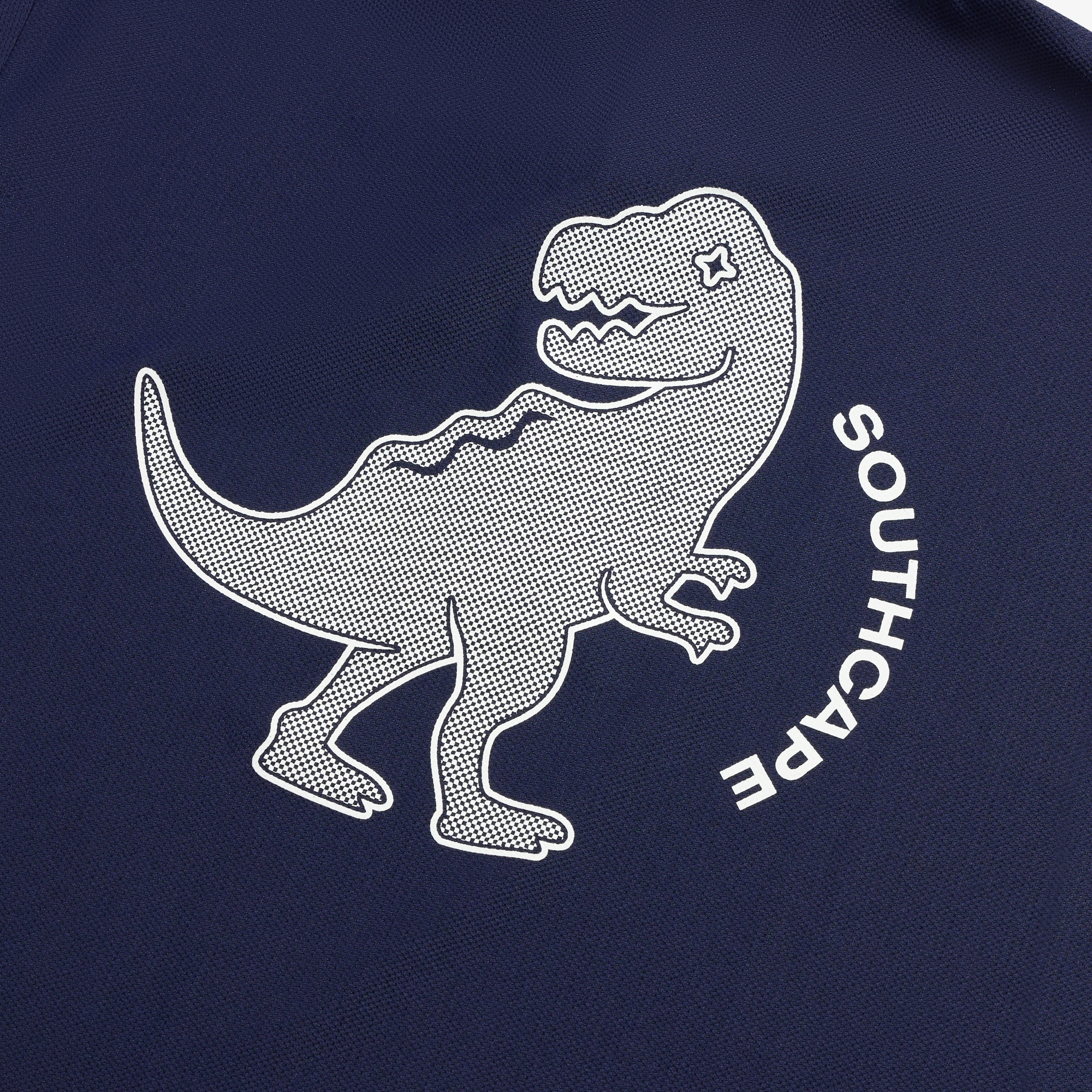 Mesh Tricot Collar T-Shirt_NA