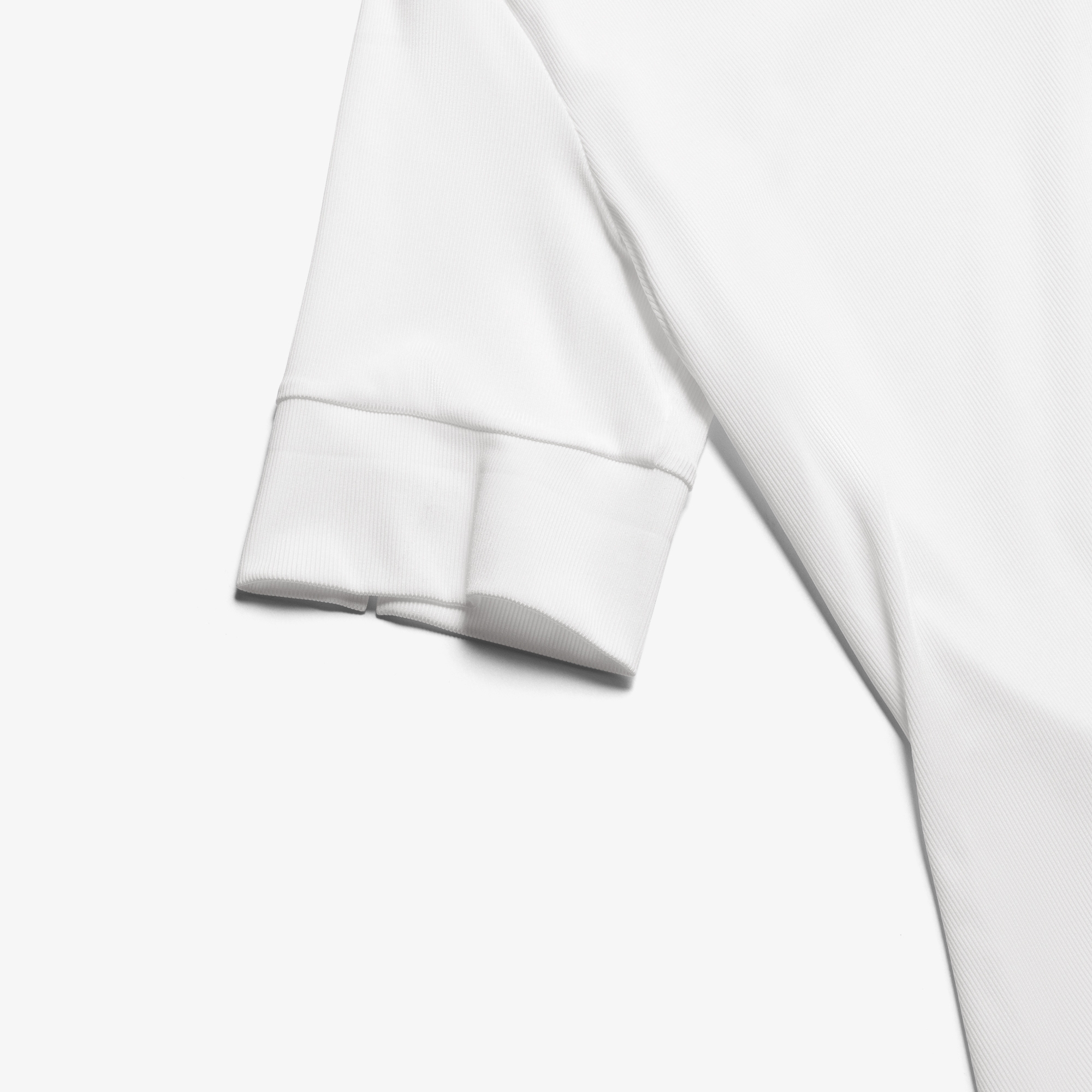 Open Collar Ribbed T-Shirt_WT