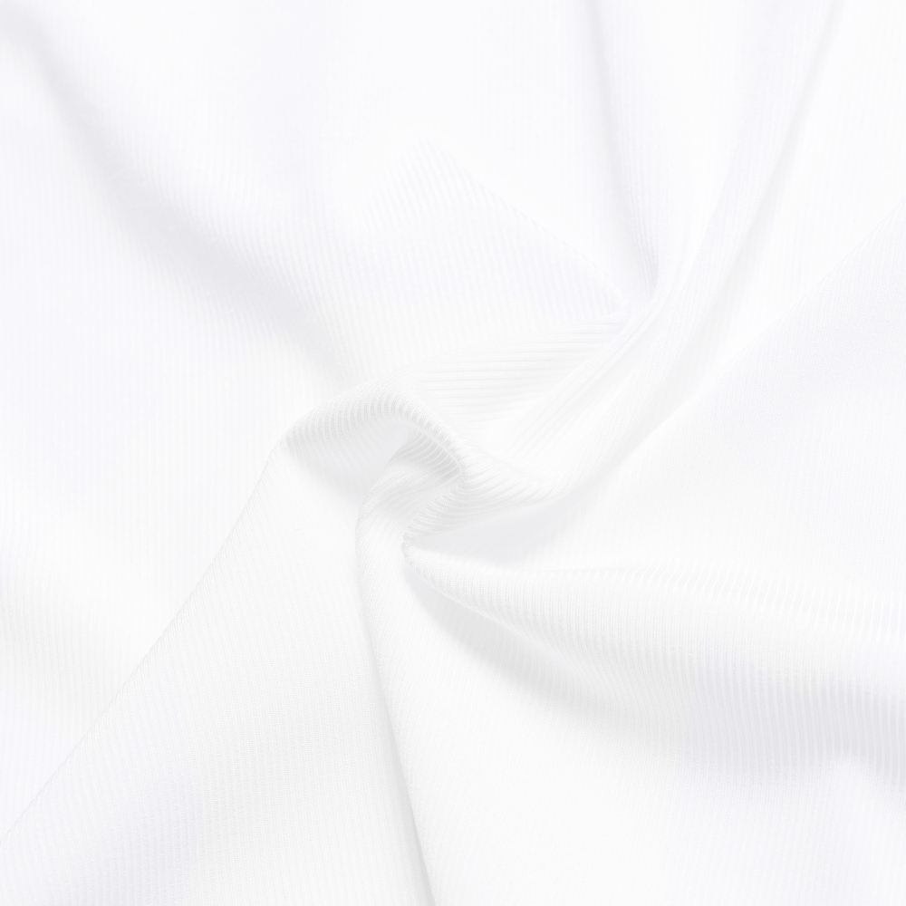 Open Collar Ribbed T-Shirt_WT