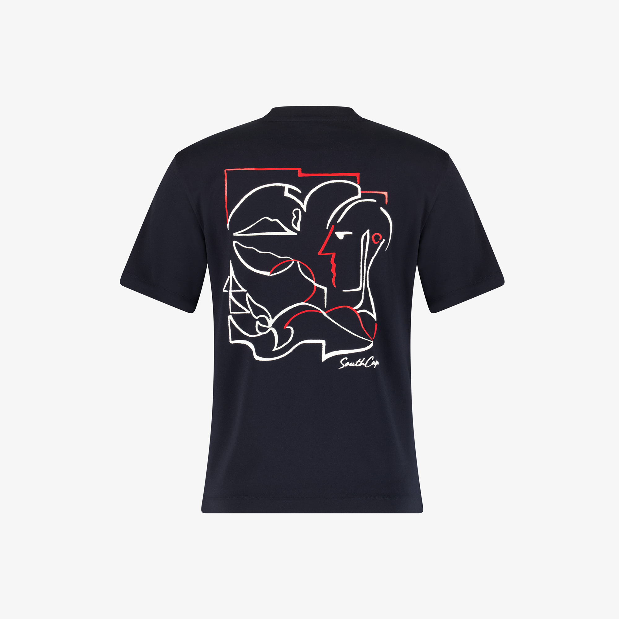 Art Pattern Pocket Short-Sleeved T-Shirt_NA
