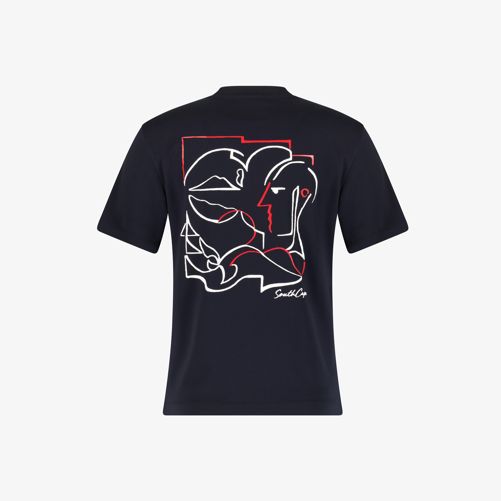 Art Pattern Pocket Short-Sleeved T-Shirt_NA