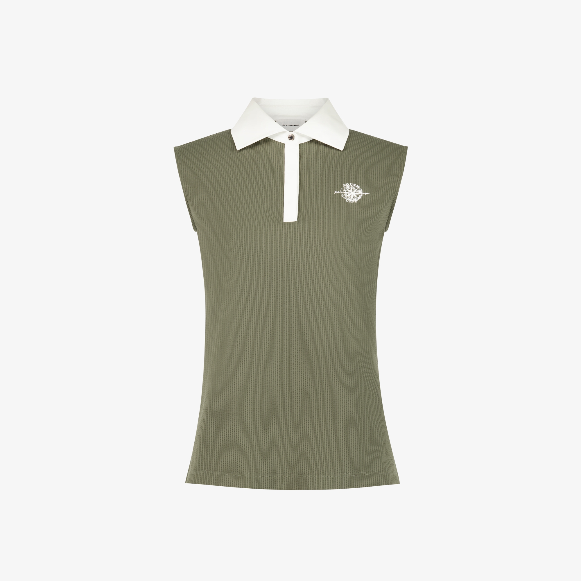 Seersucker Collar Sleeveless_KH