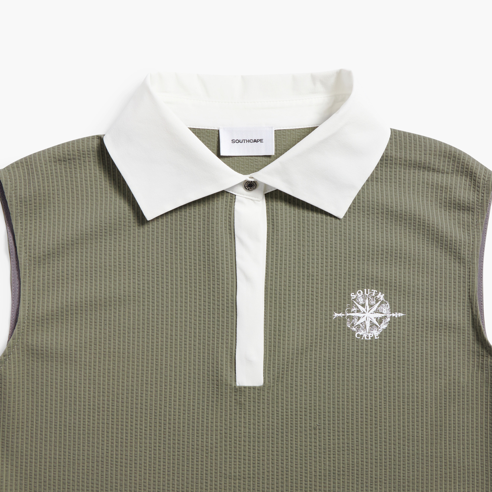 Seersucker Collar Sleeveless_KH