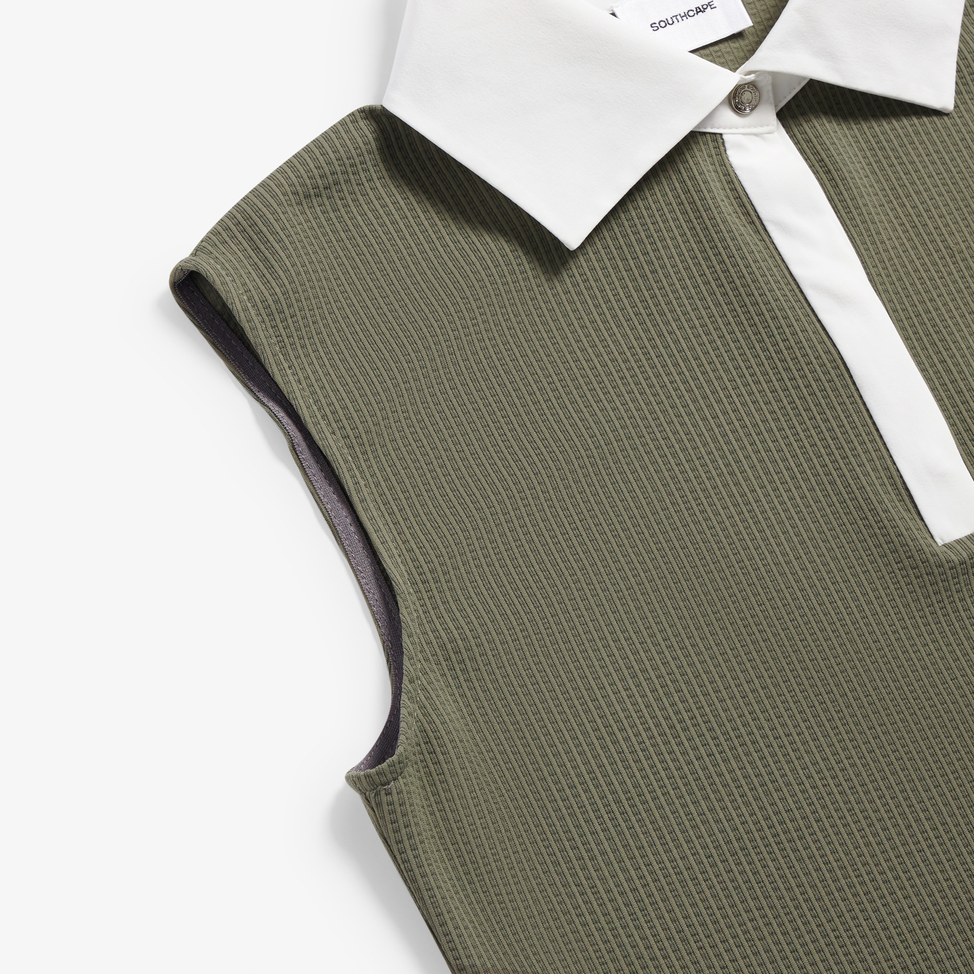 Seersucker Collar Sleeveless_KH