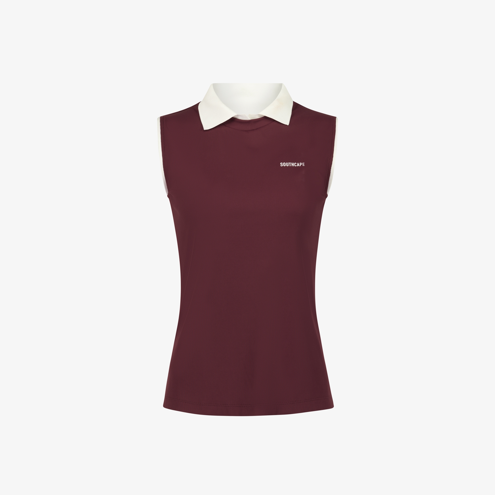 Contrast Collar Sleeveless_WN