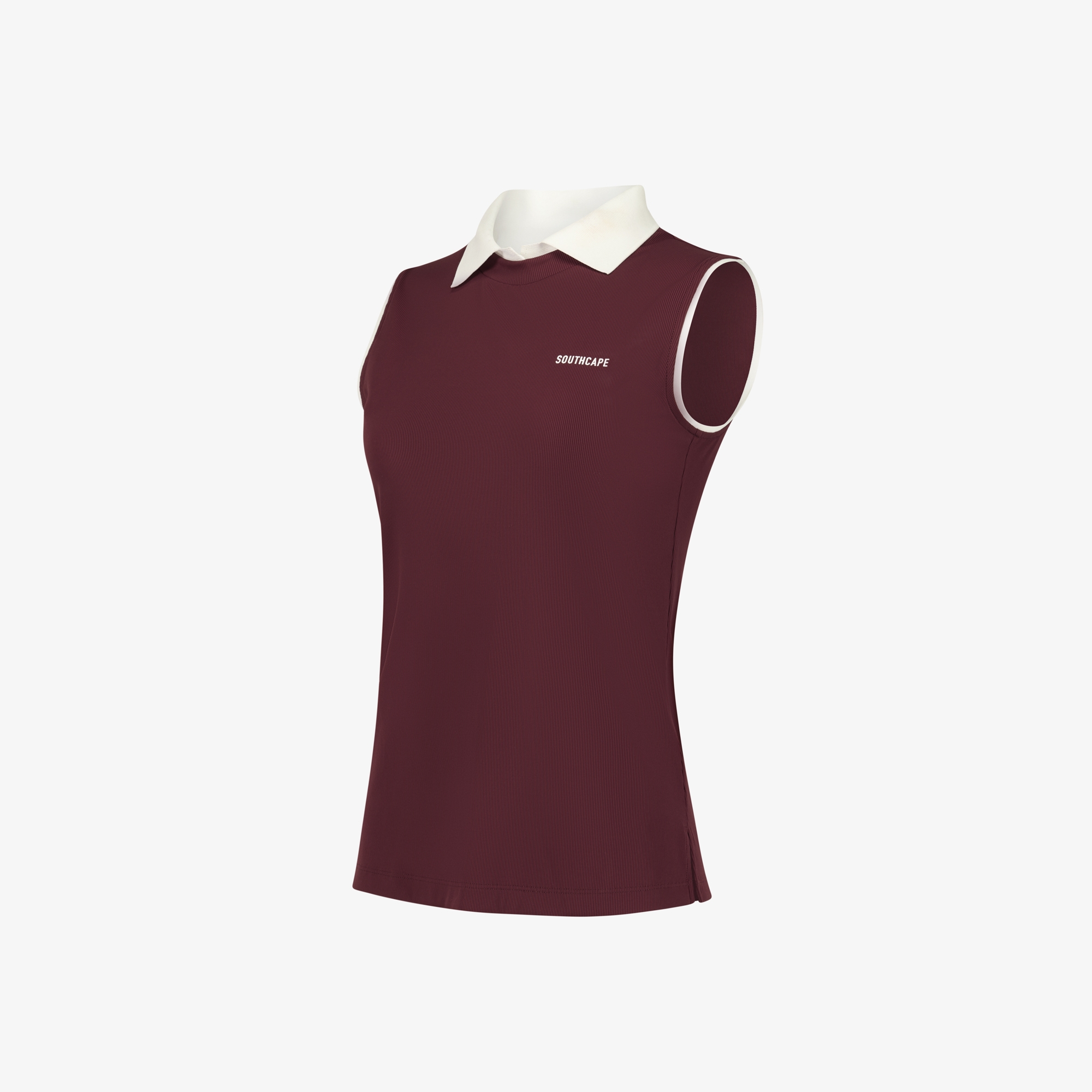 Contrast Collar Sleeveless_WN