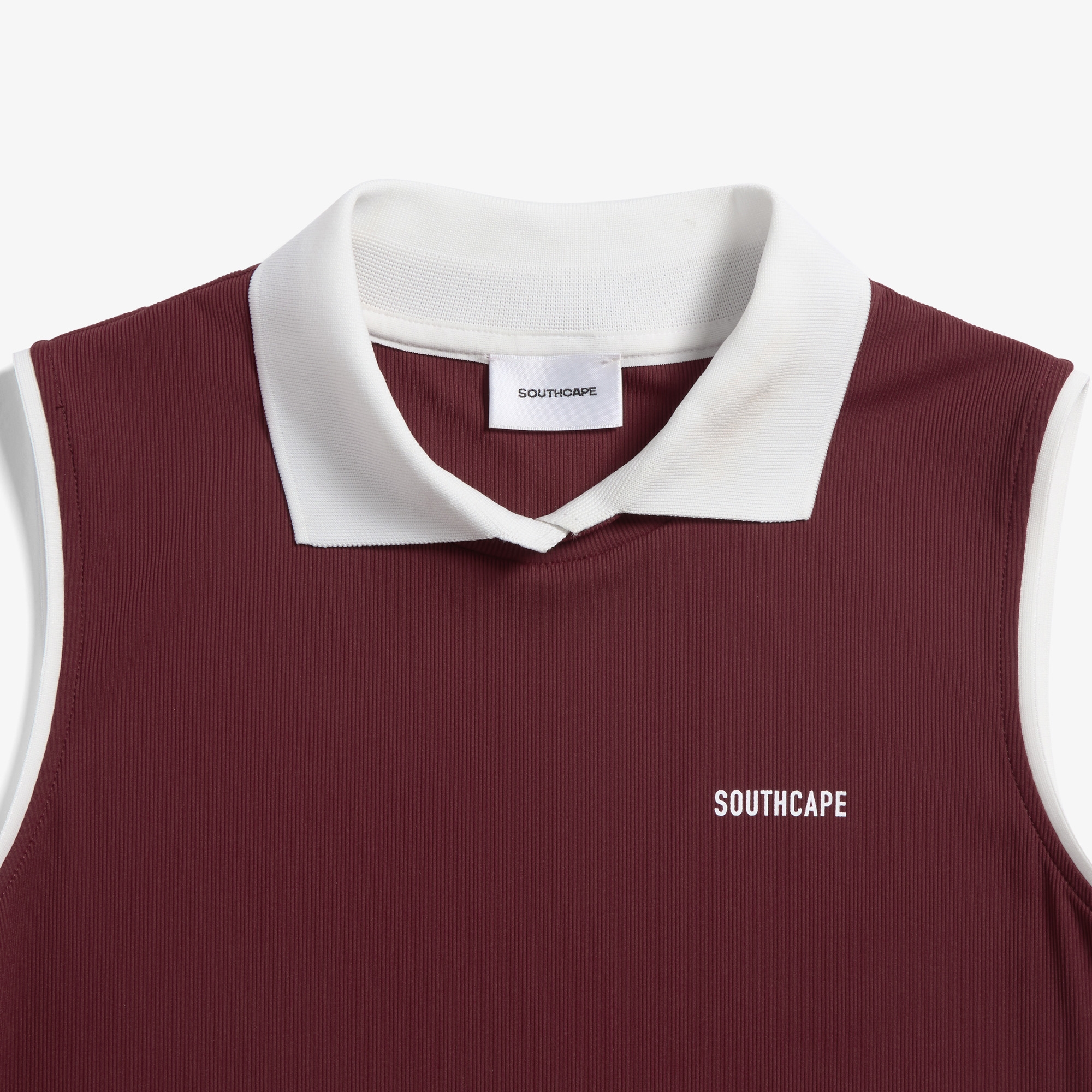 Contrast Collar Sleeveless_WN