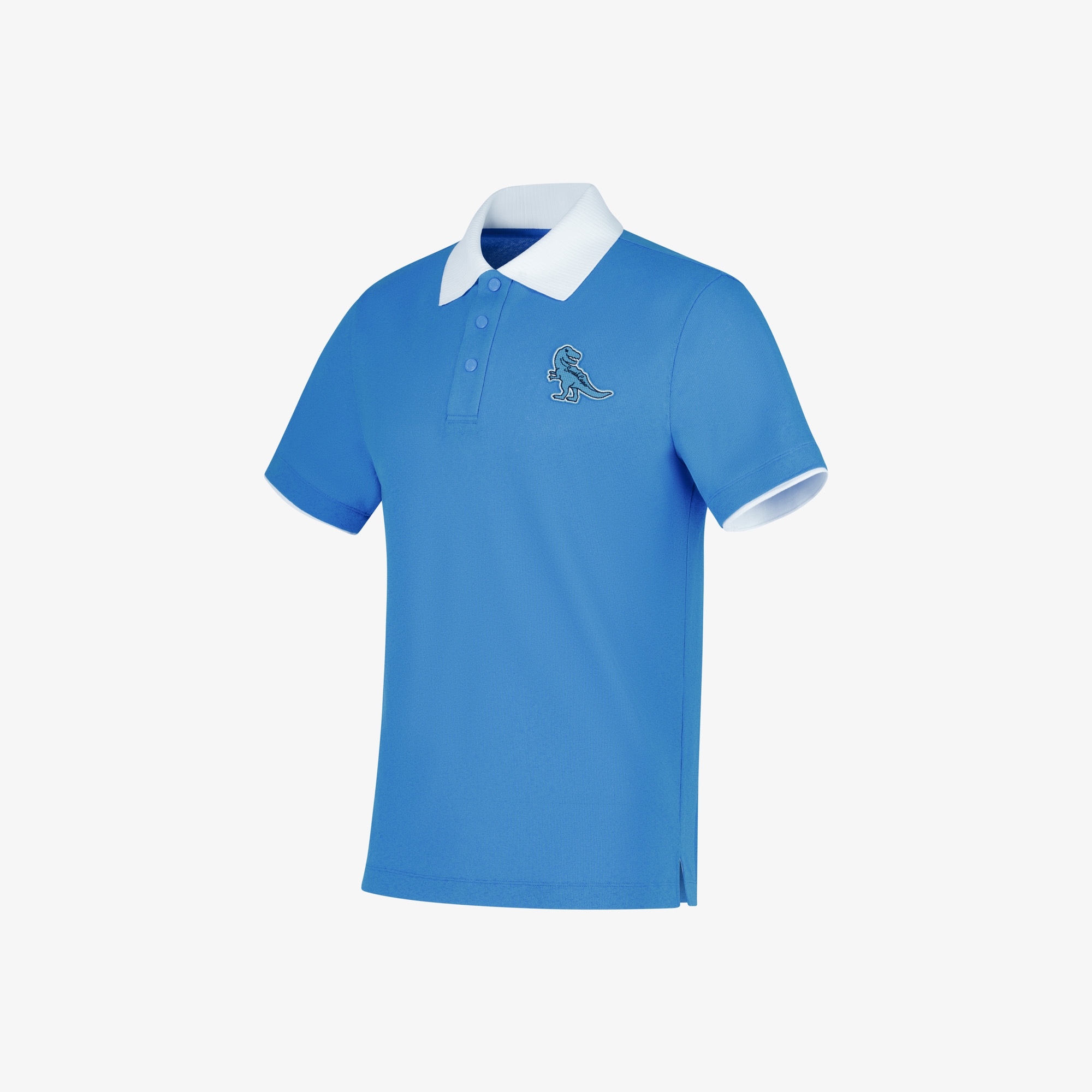 Buddy Wappen Layered Collar T-Shirt_BL