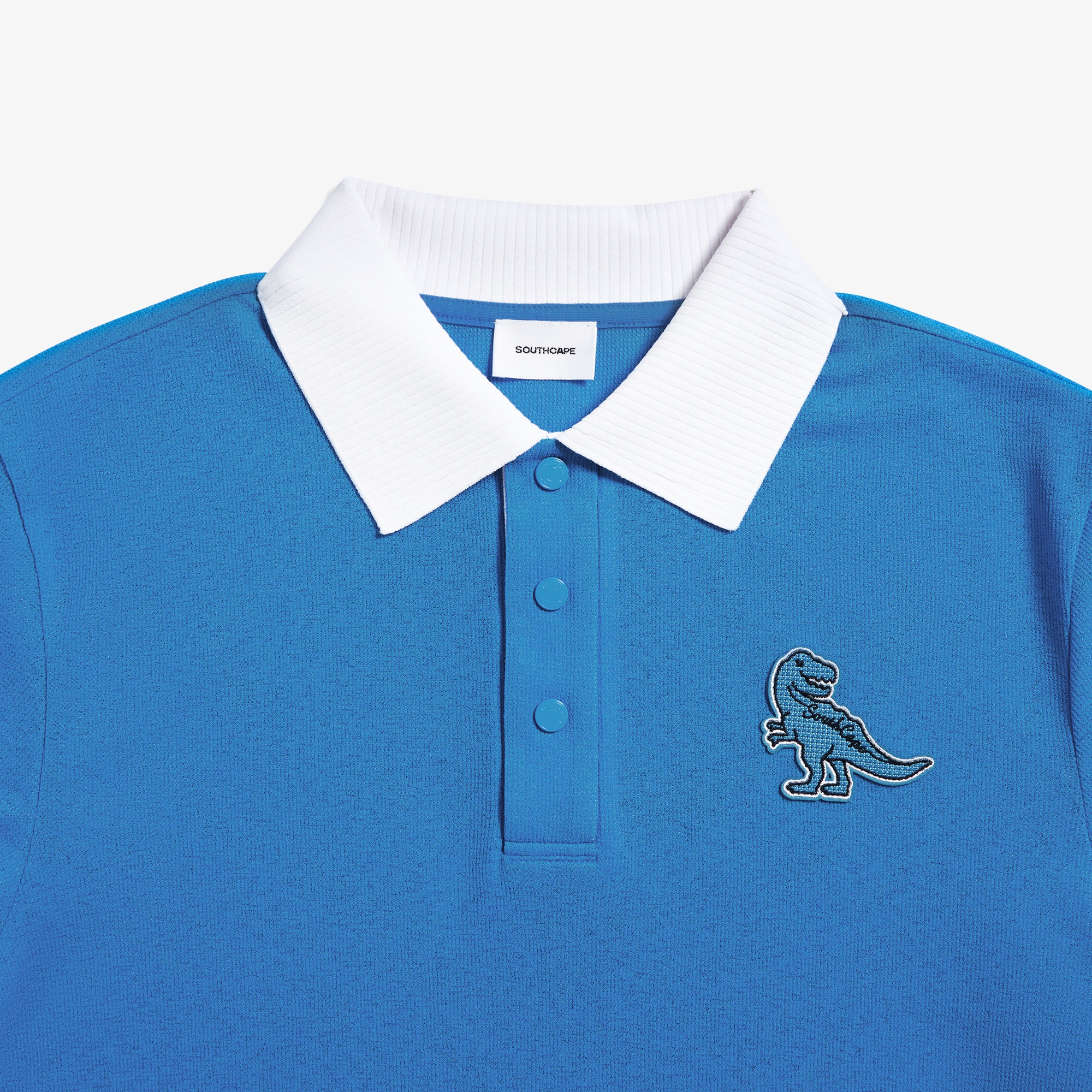 Buddy Wappen Layered Collar T-Shirt_BL