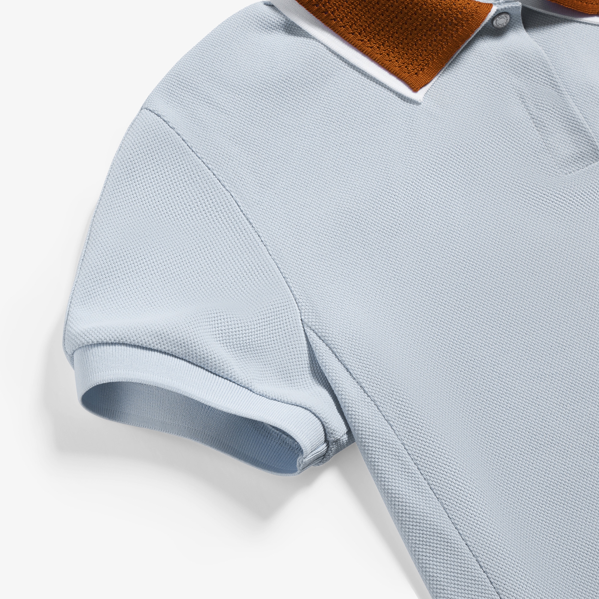 Contrast Layered Collar T-Shirt_LB