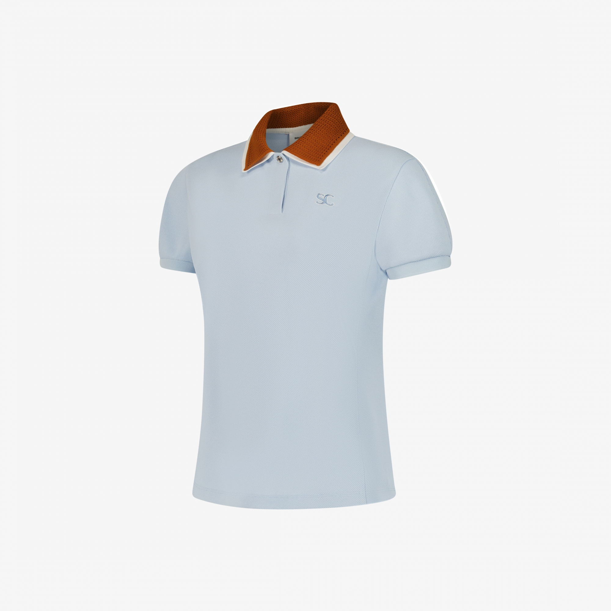 Contrast Layered Collar T-Shirt_LB