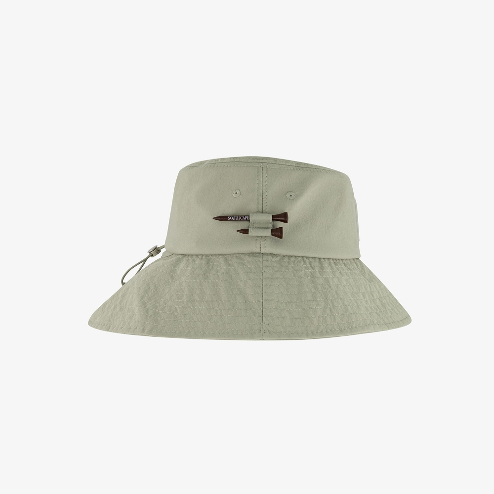 Round Volante Strap Bucket Hat_LK