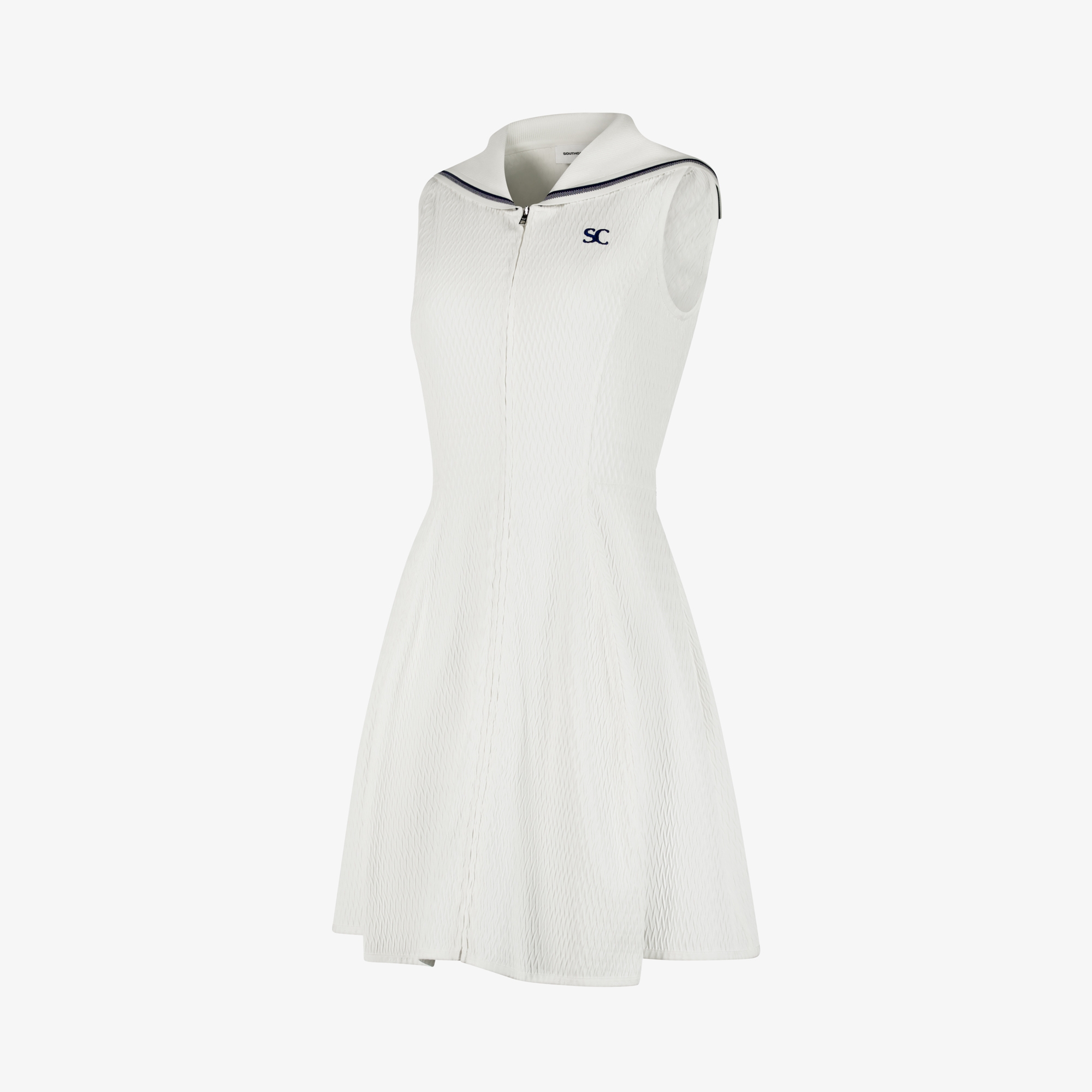 Marine Sailor Jacquard Dress_WT