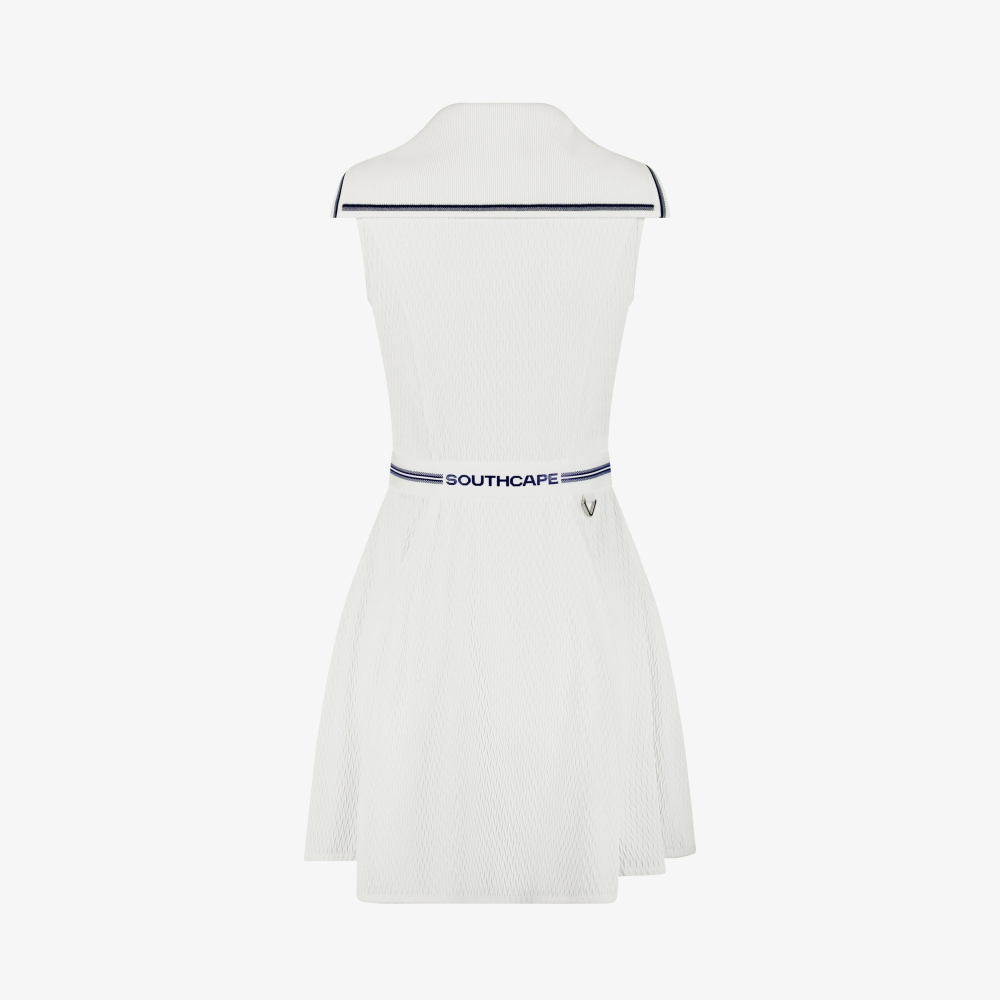 Marine Sailor Jacquard Dress_WT