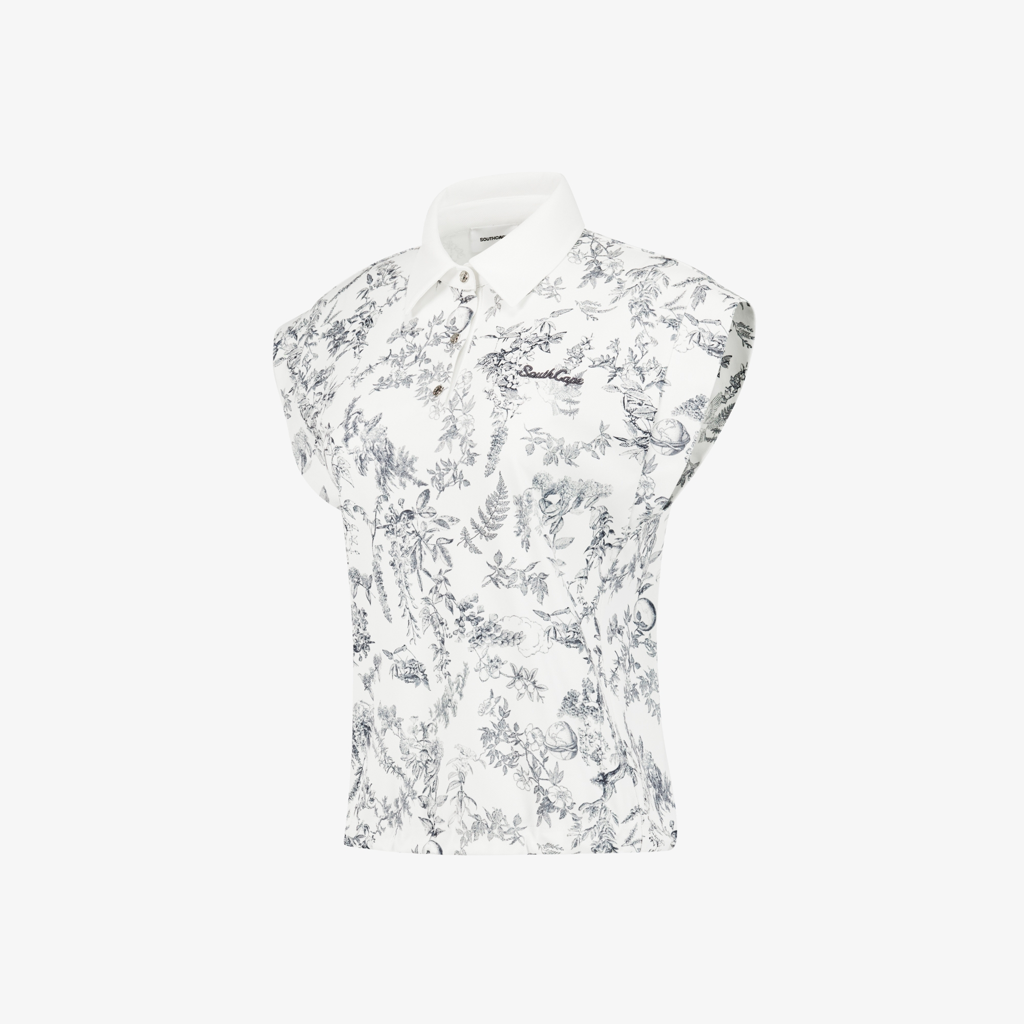 Nature-Print Sleeveless_GY