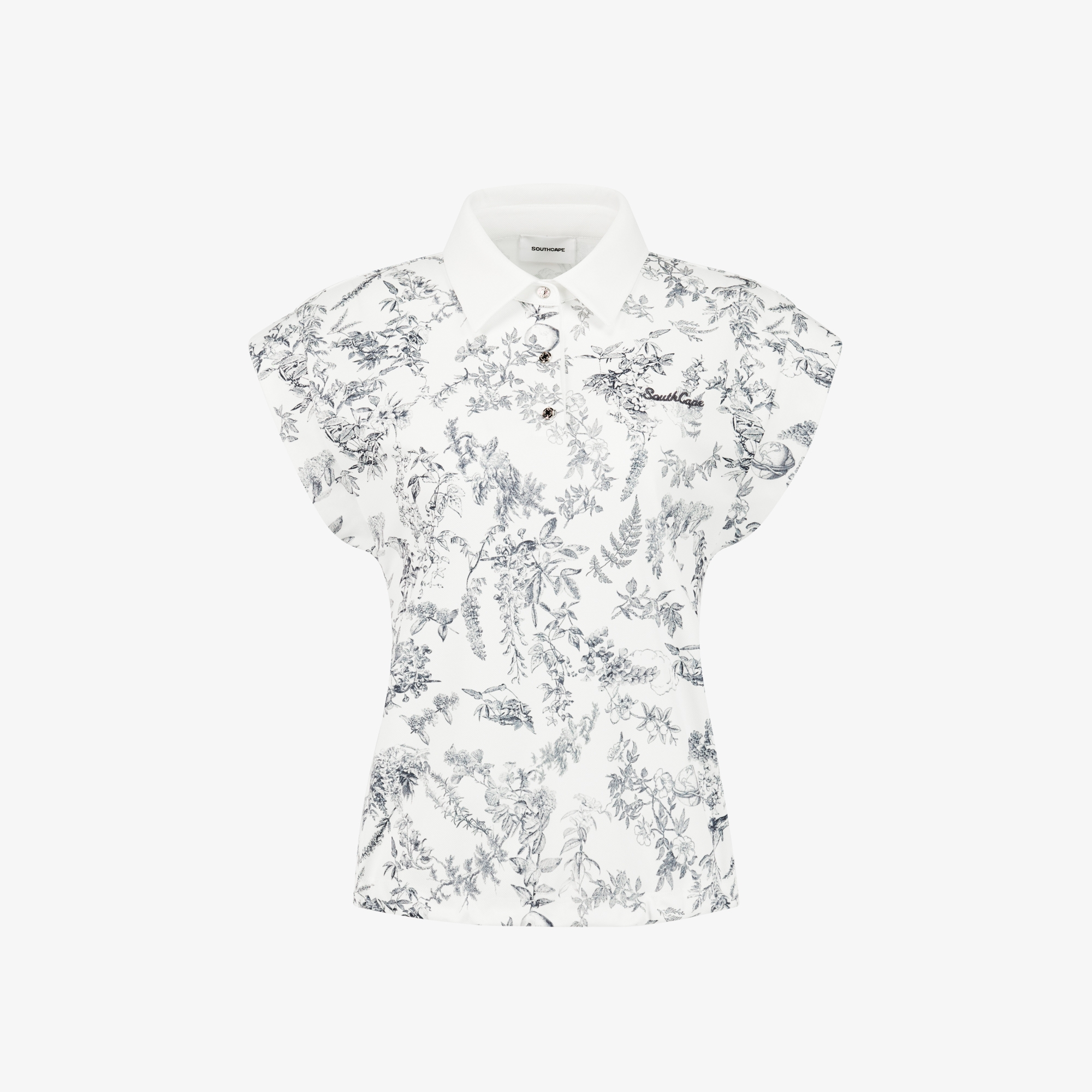 Nature-Print Sleeveless_GY