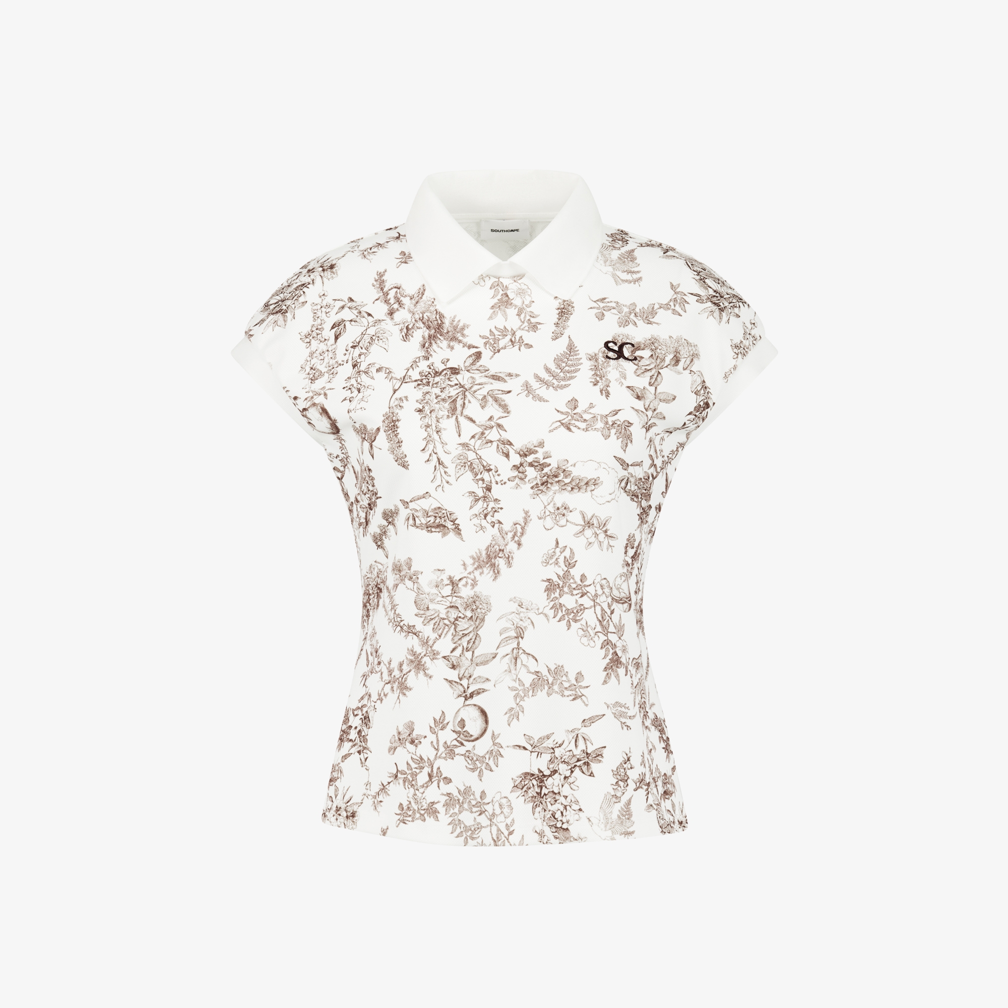 Nature Print Collar Sleeveless_BR