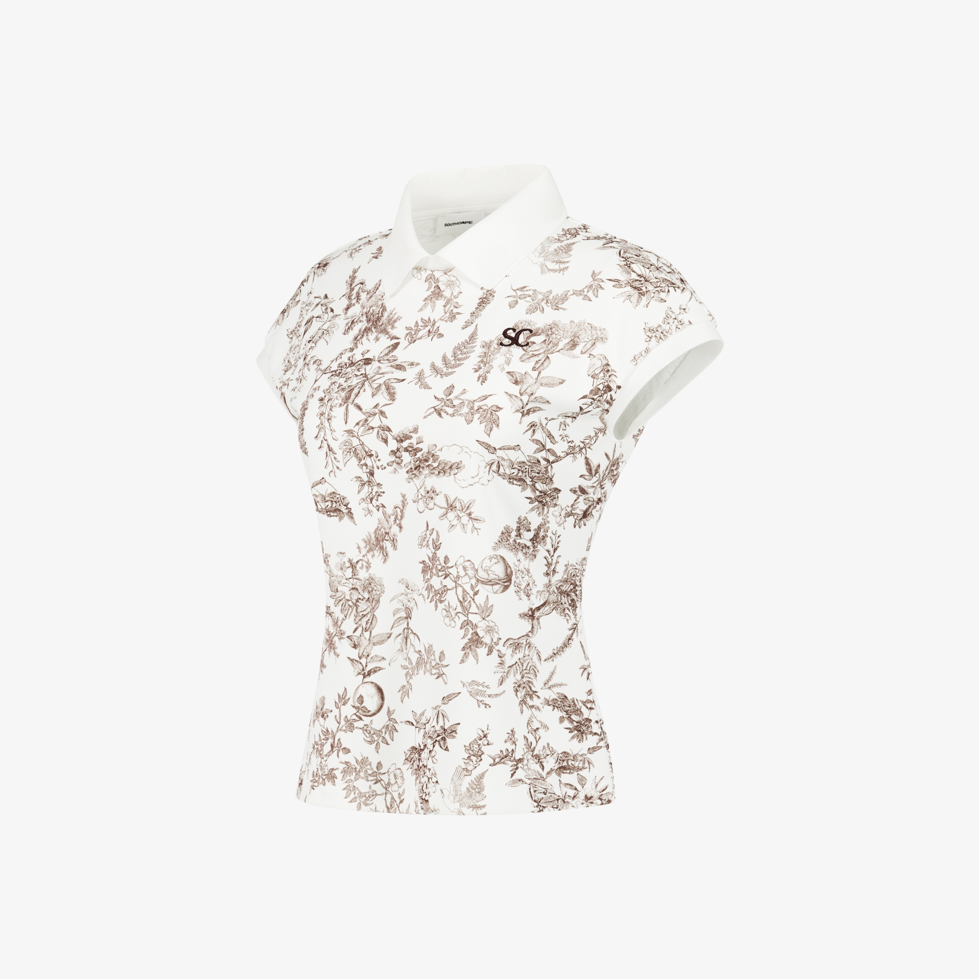 Nature Print Collar Sleeveless_BR