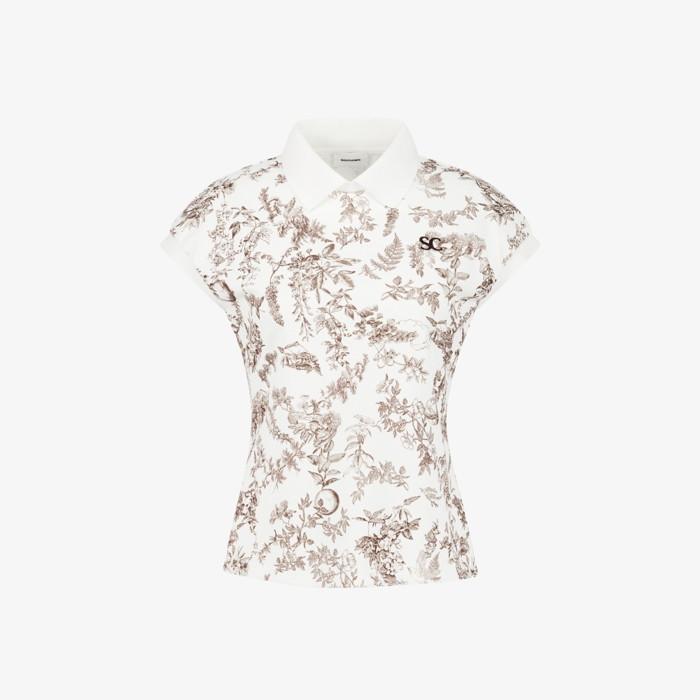 Nature Print Collar Sleeveless_BR